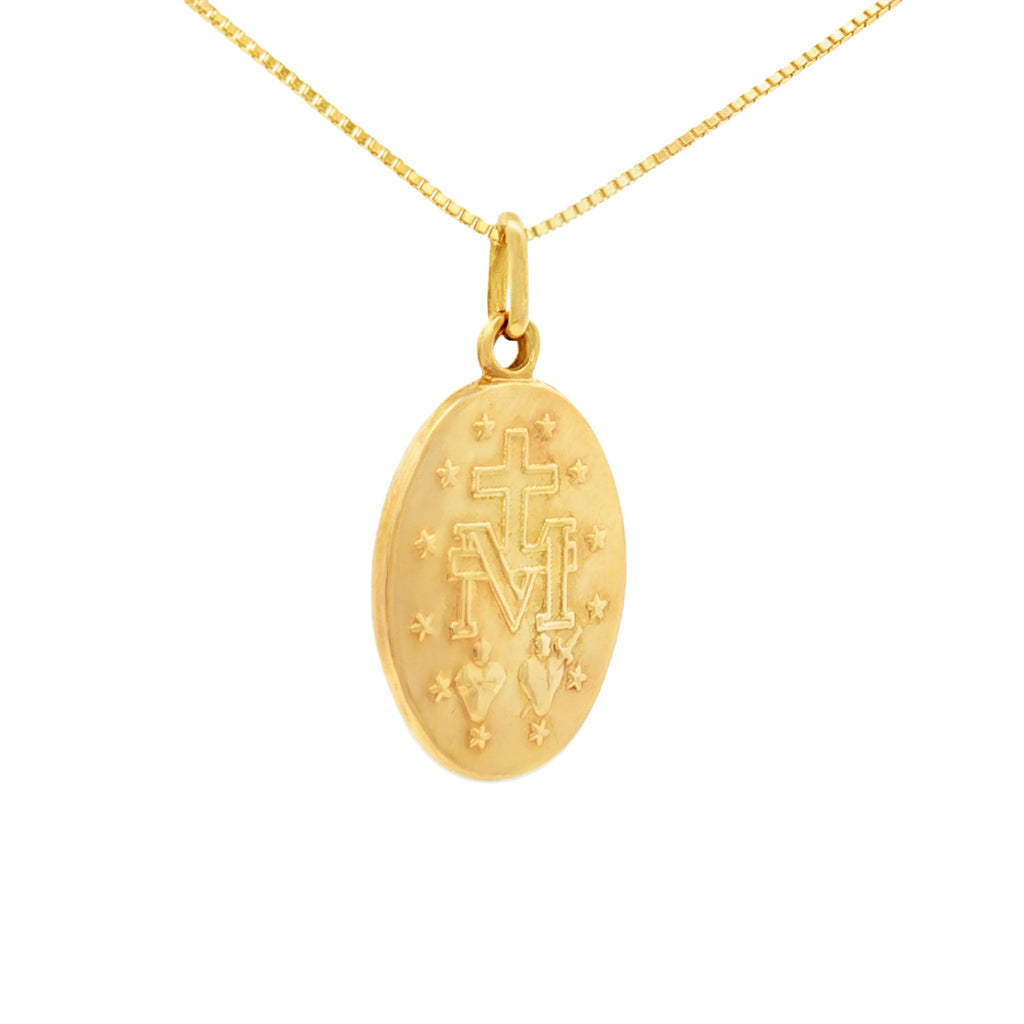 DIJE MEDALLA MILAGROSA OVAL 2.4 CM