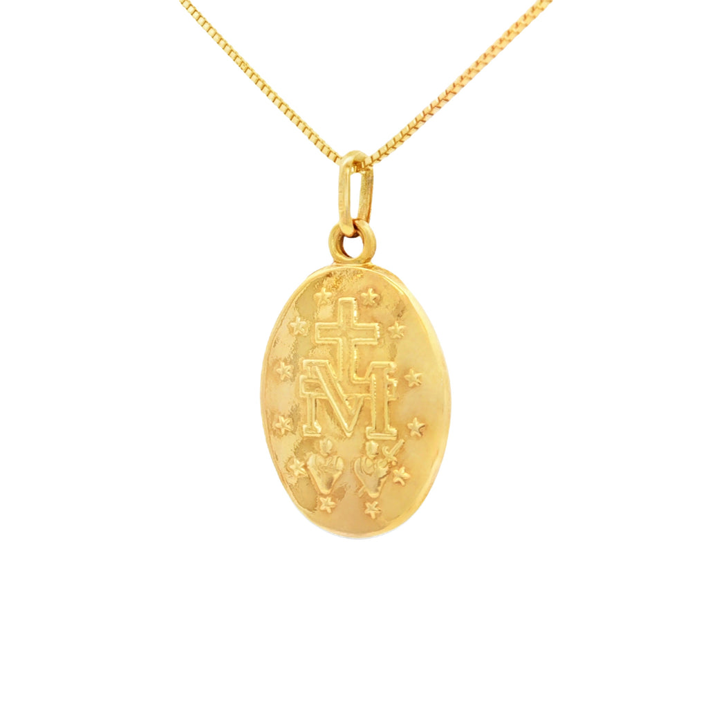 DIJE MEDALLA MILAGROSA OVAL 2.4 CM