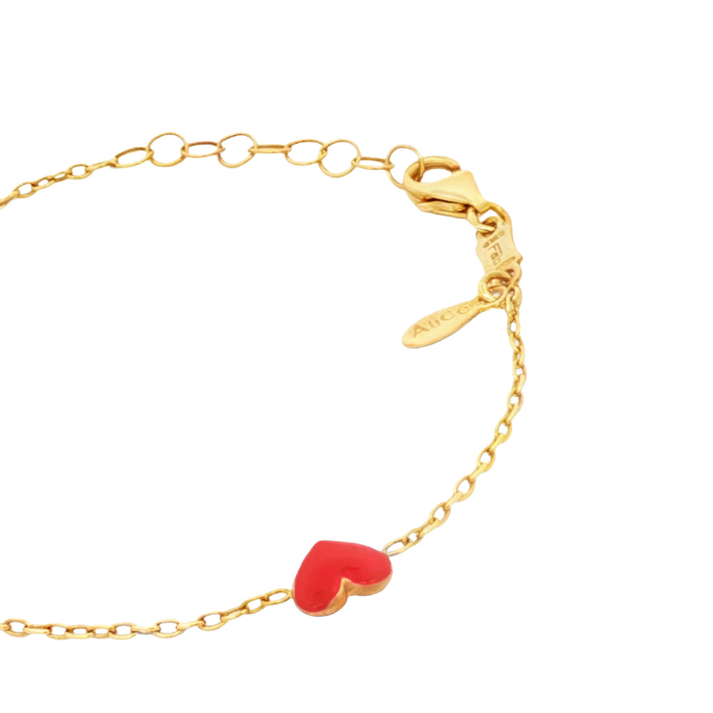 PULSERA BEBÉ CORAZONES ROJOS