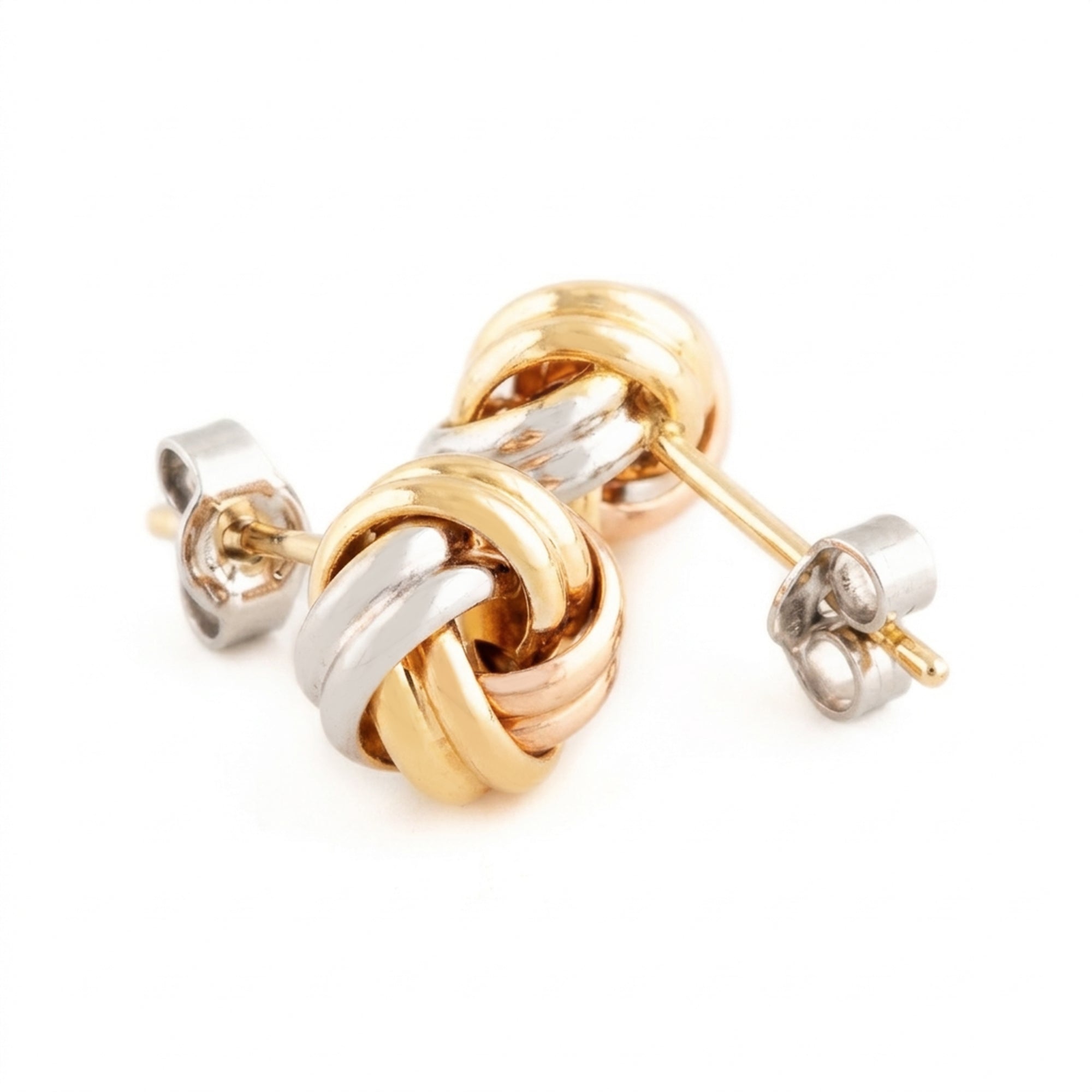 ARETES NUDO GRABADO