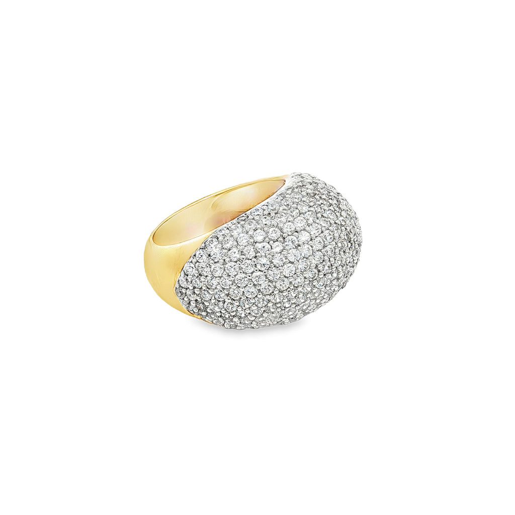 ANILLO BOMBA ZIRCÓN PAVE