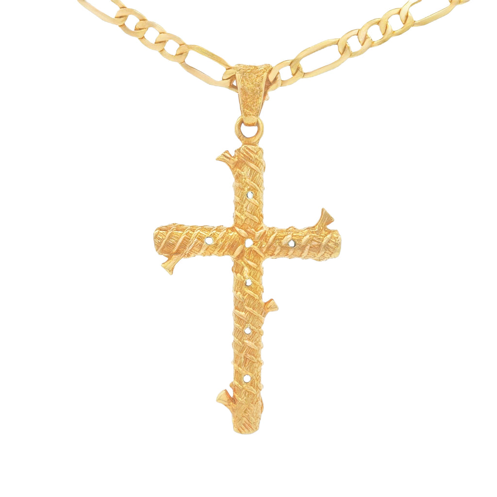 DIJE CRUZ DE ESMERALDAS