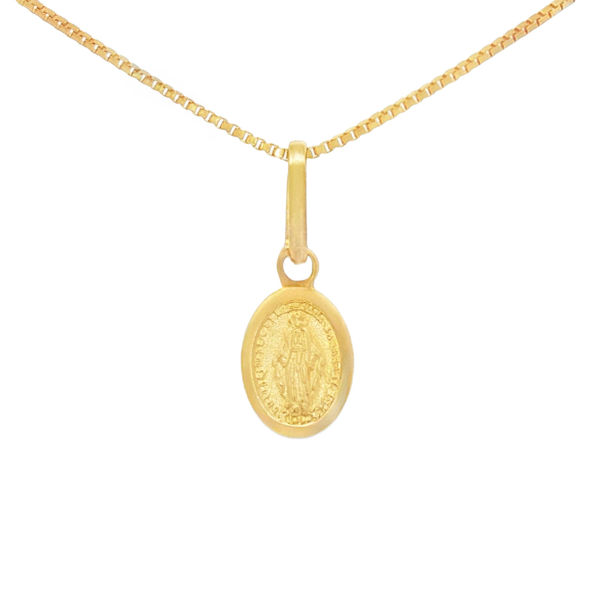 MEDALLA VIRGEN MILAGROSA OVALADA