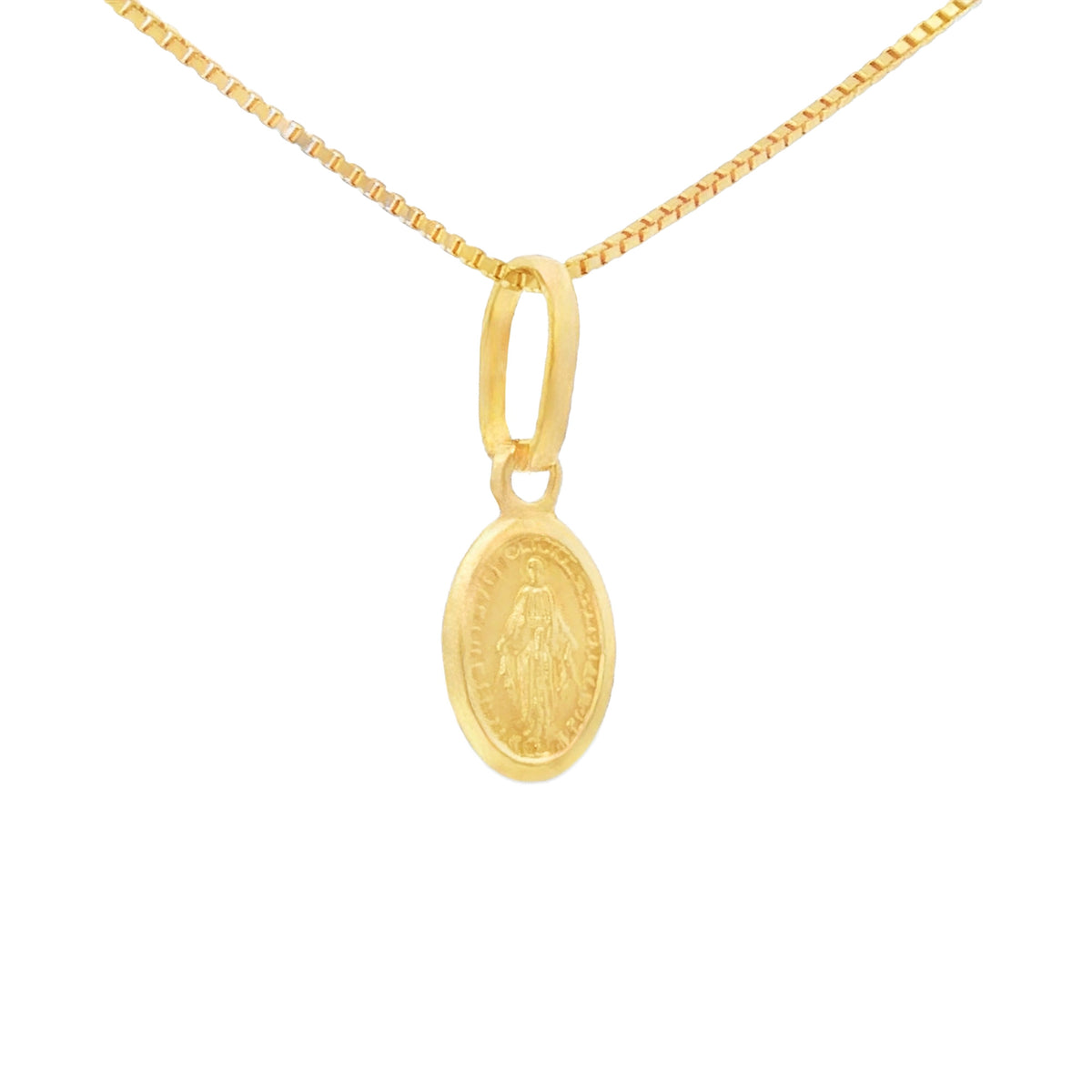 MEDALLA VIRGEN MILAGROSA OVALADA