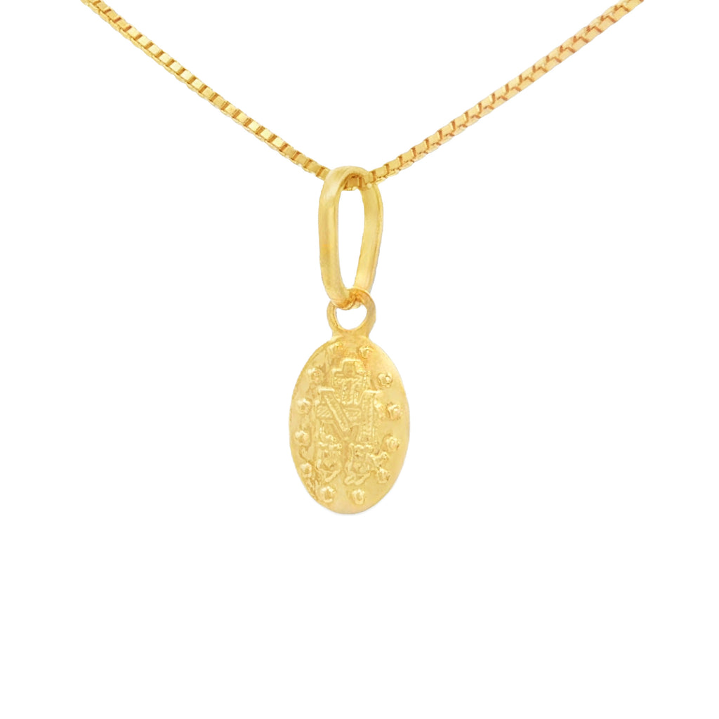 MEDALLA VIRGEN MILAGROSA OVALADA