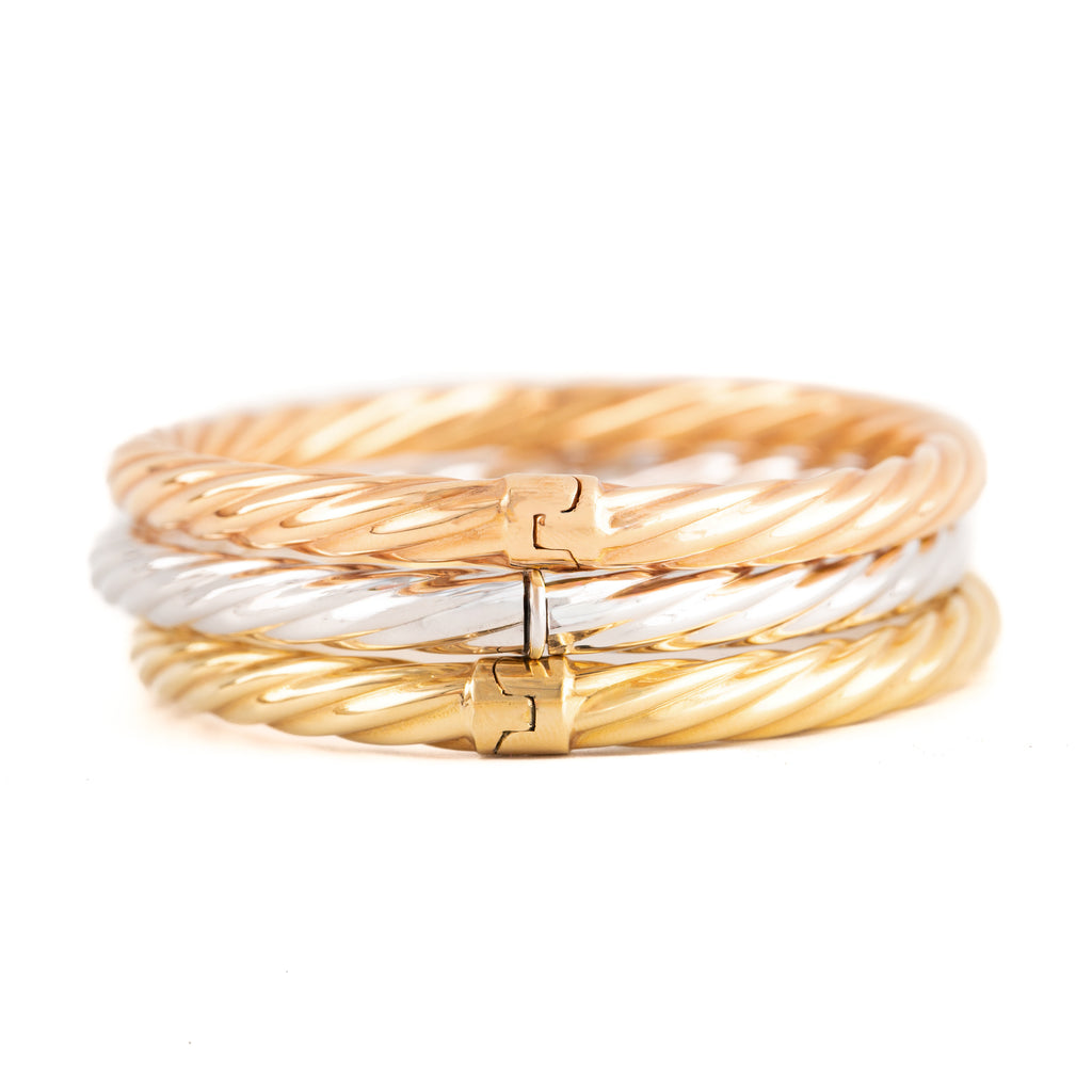 PULSERA AROS TRIO EN MELCOCHA