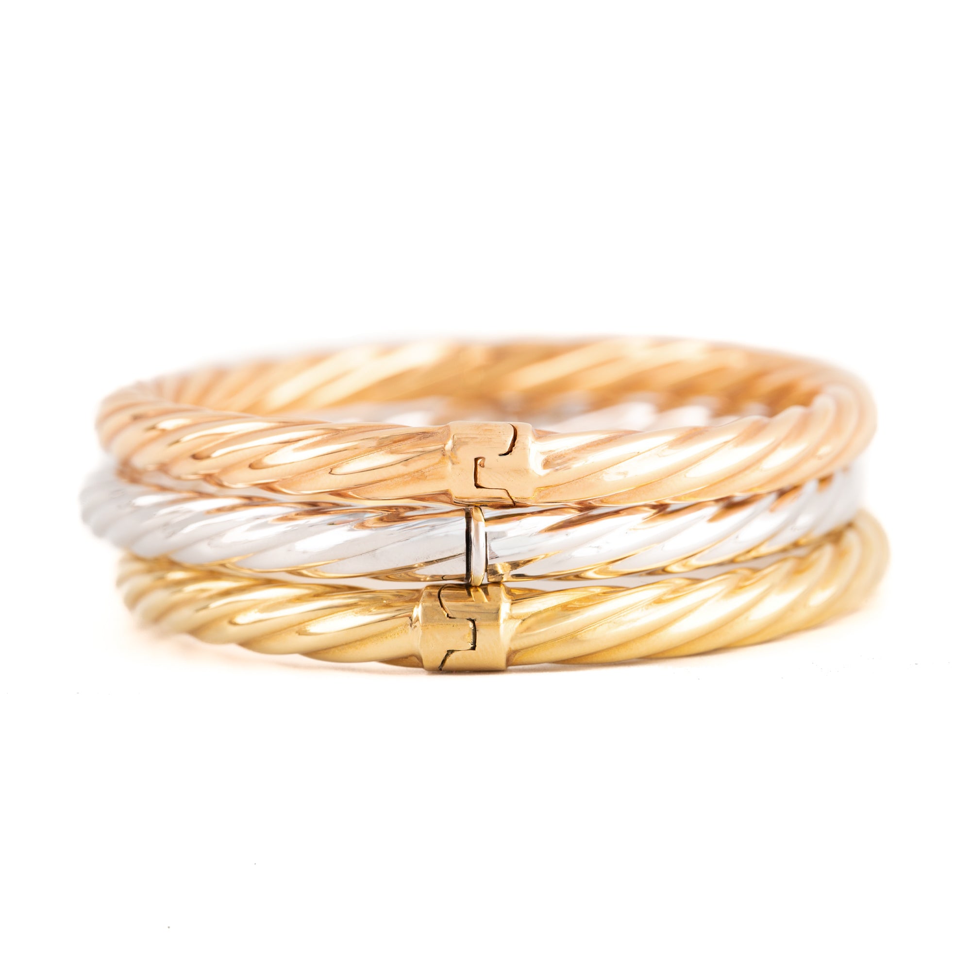 PULSERA AROS TRIO EN MELCOCHA