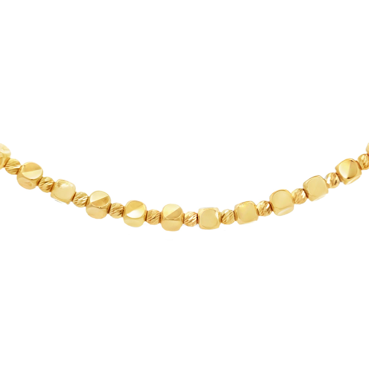 GARGANTILLA CON DADOS Y BOLAS DIAMANTADAS