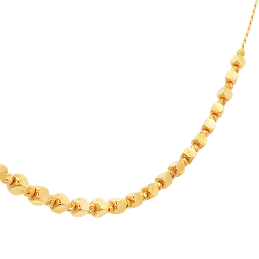GARGANTILLA CON DADOS Y BOLAS DIAMANTADAS