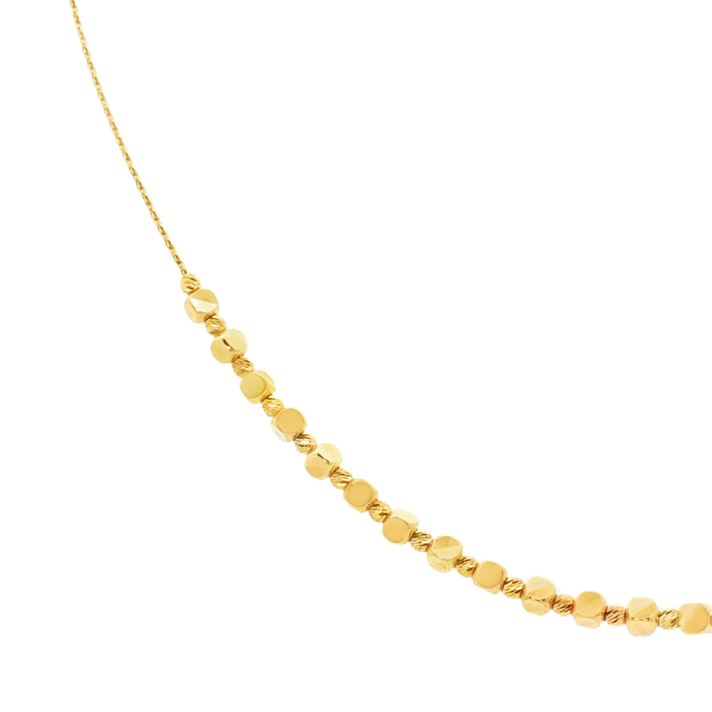 GARGANTILLA CON DADOS Y BOLAS DIAMANTADAS