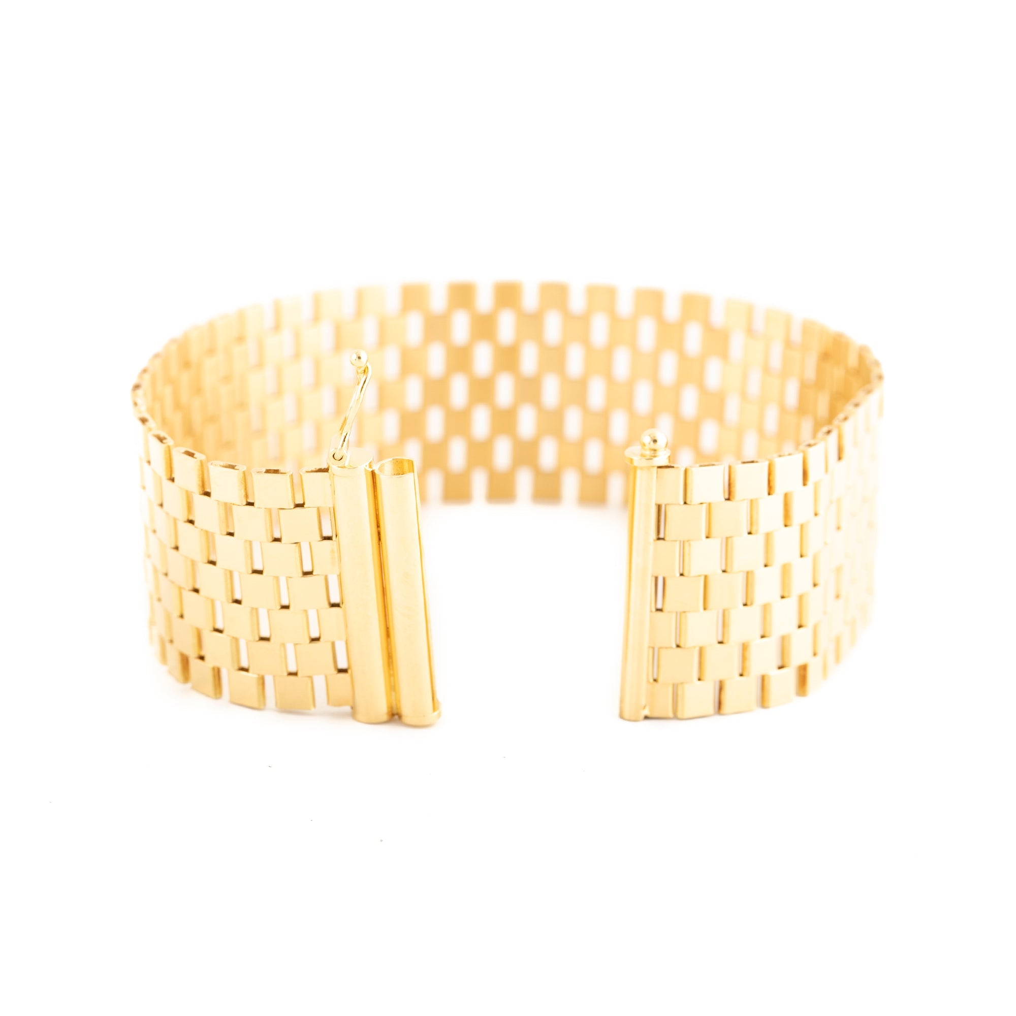 PULSERA ANCHA ESLABONES