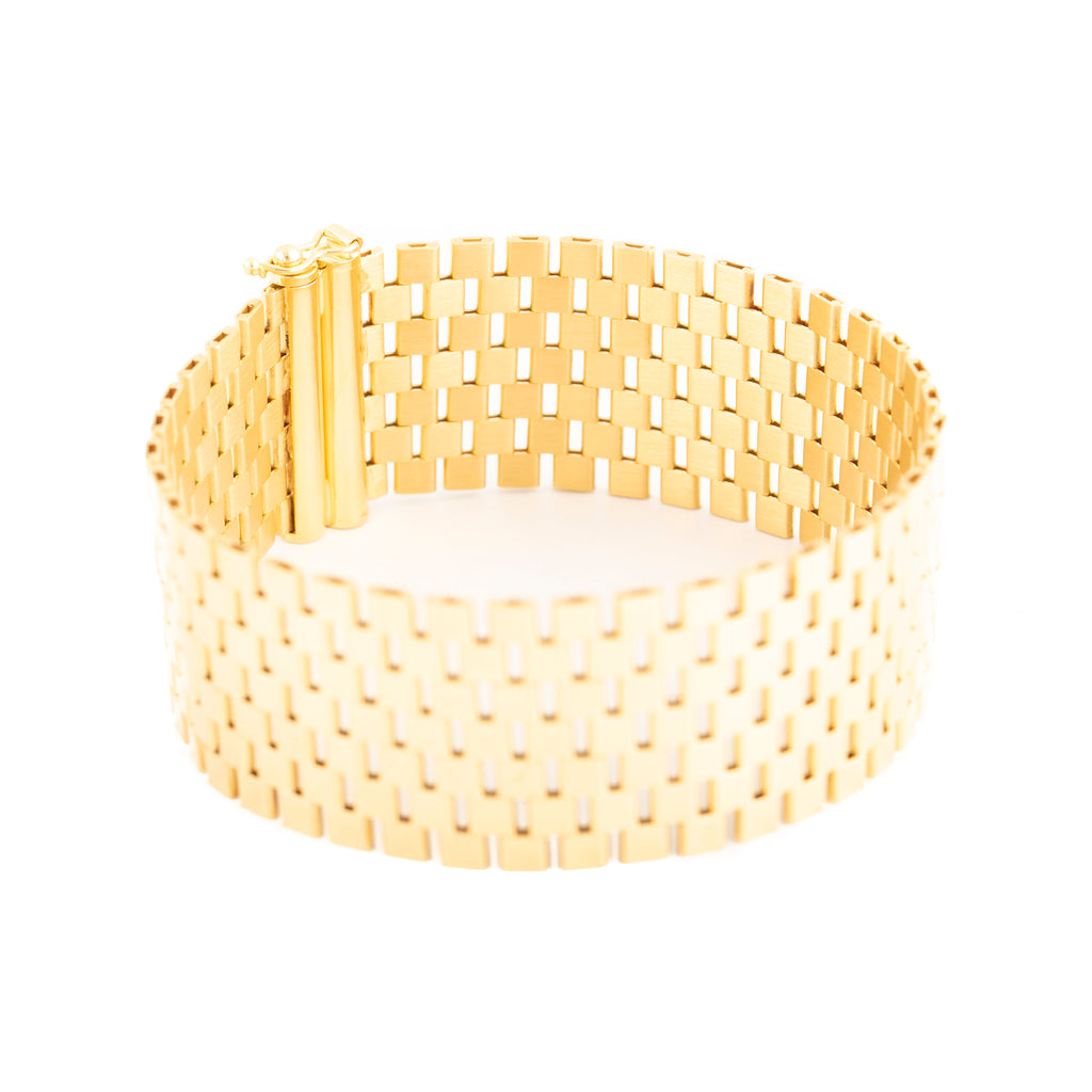 PULSERA ANCHA ESLABONES