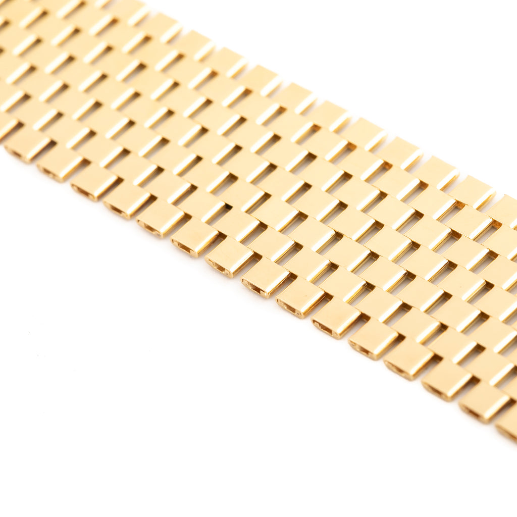 PULSERA ANCHA ESLABONES