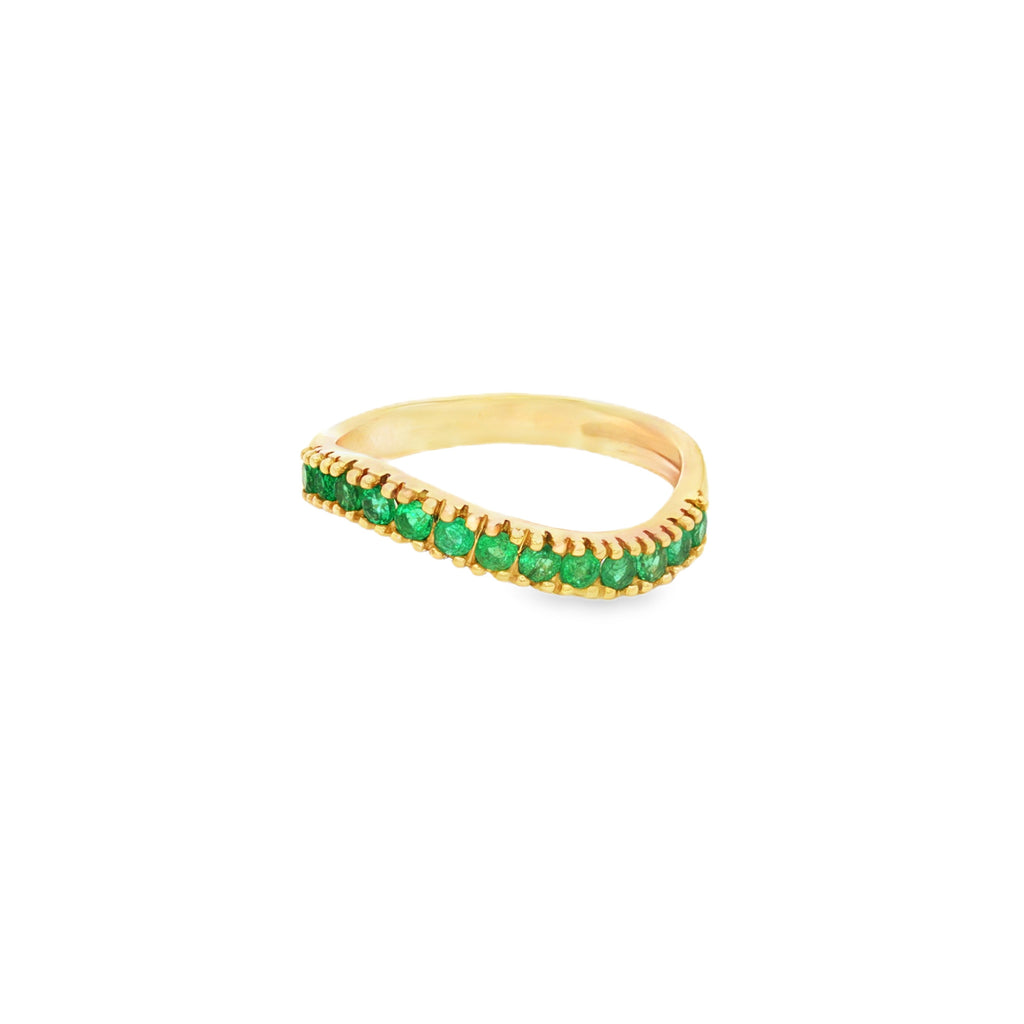 ARGOLLA ONDAS ESMERALDAS
