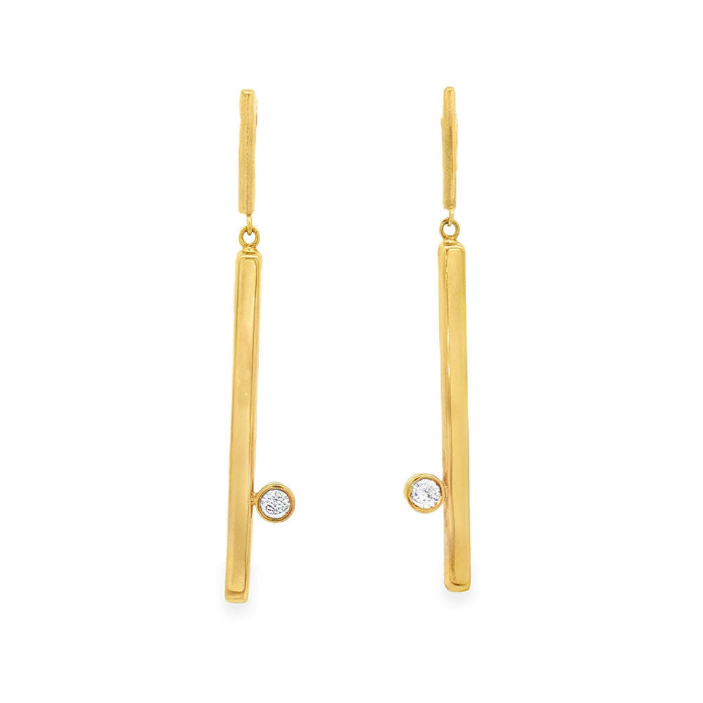 ARETES BARRA LARGA CON ZIRCONES