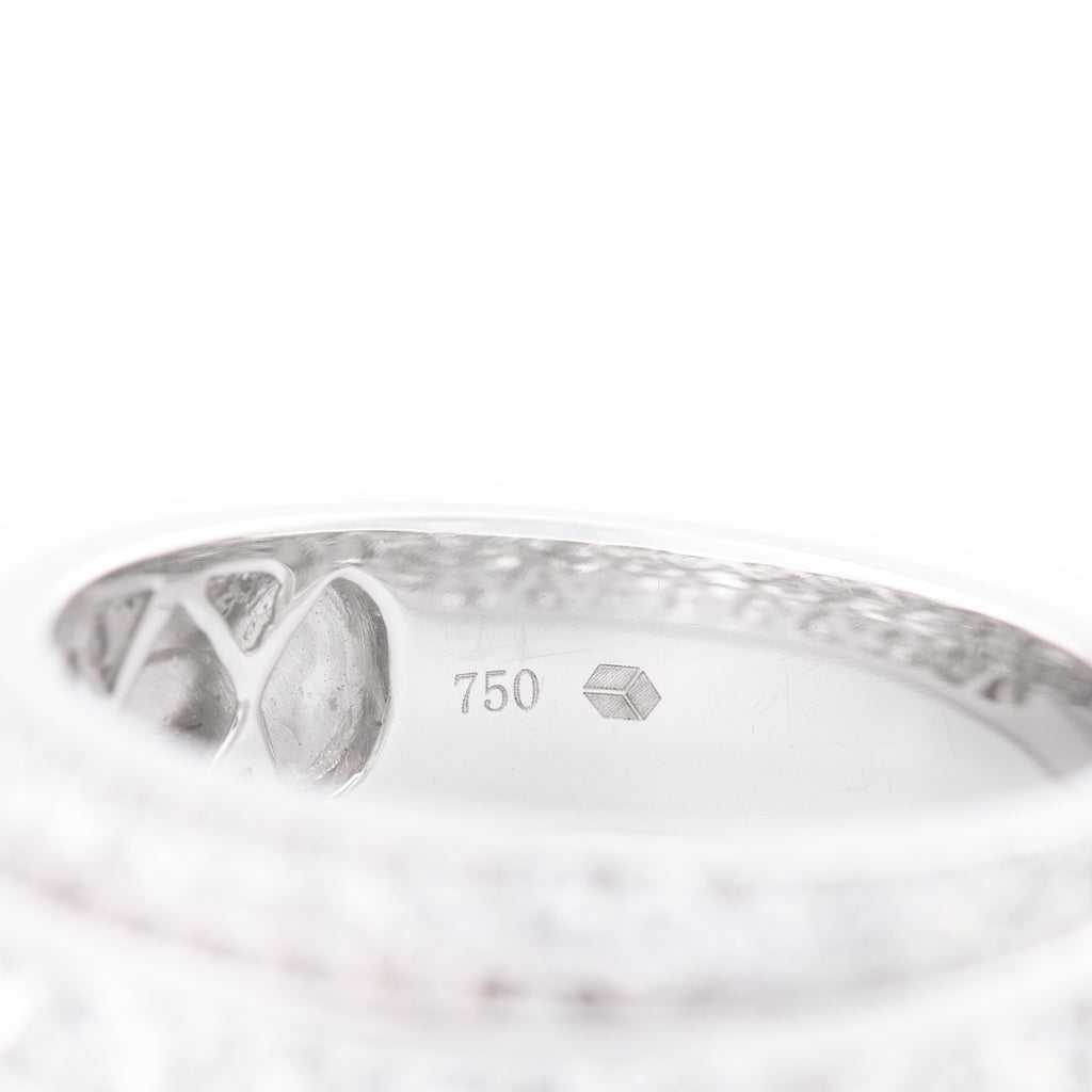 ARGOLLA ORO BLANCO CON DIAMANTES