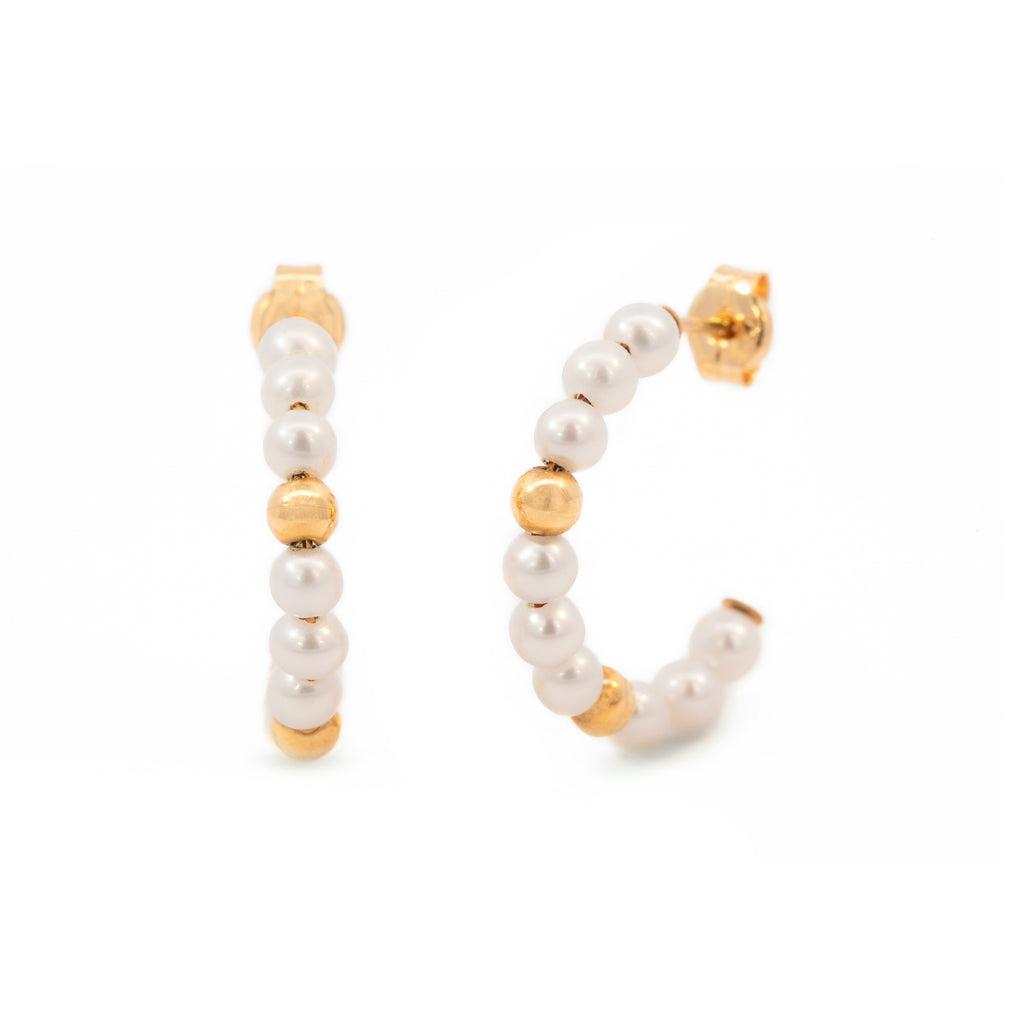 ARETES PERLA MEDIA CANDONGA