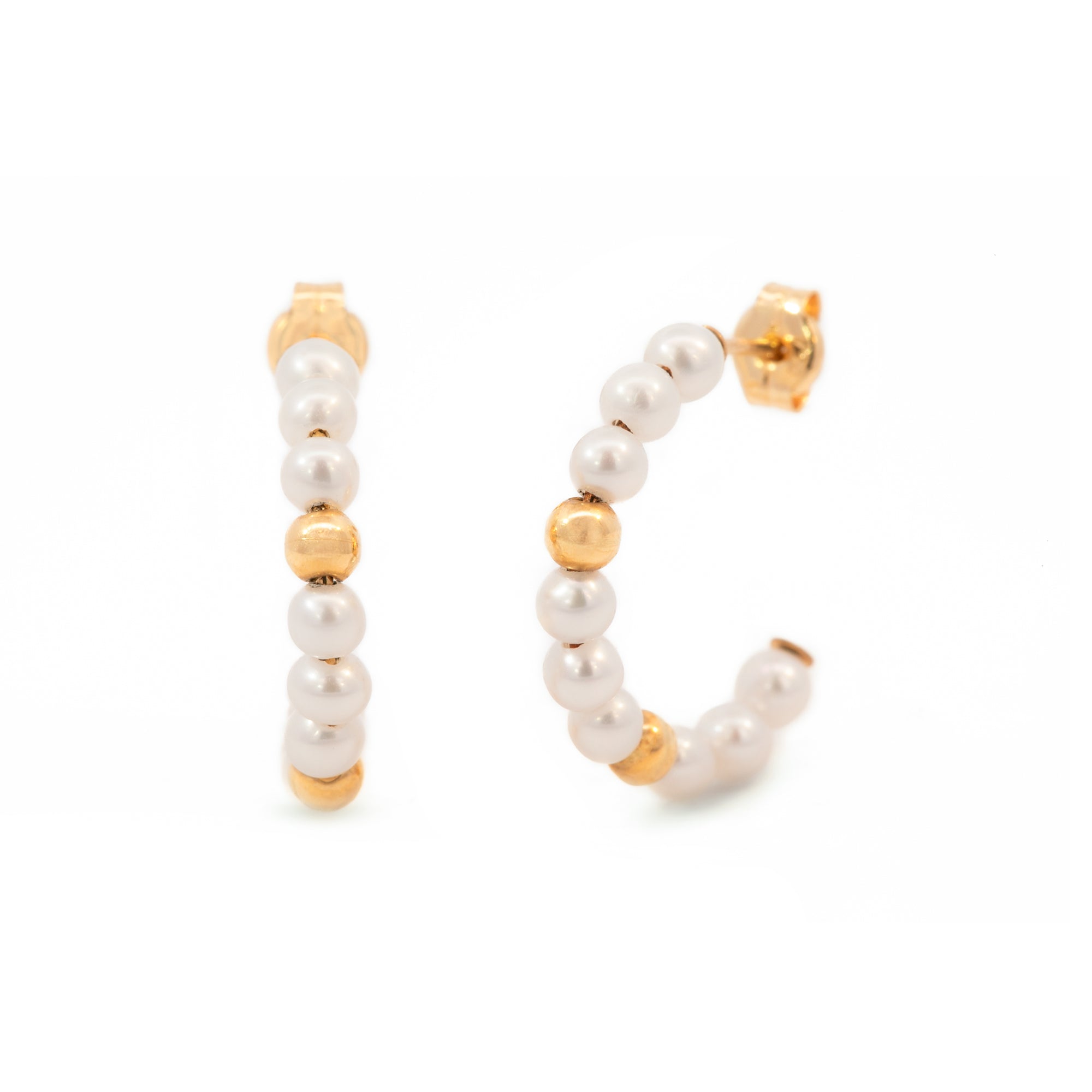 ARETES PERLA MEDIA CANDONGA