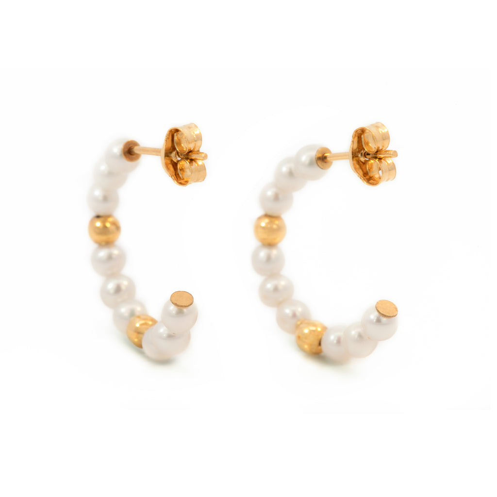 ARETES PERLA MEDIA CANDONGA
