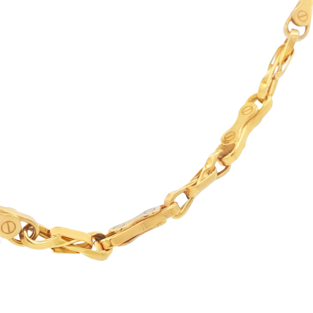 CADENA TEJIDO INFINITO DE TORNILLO 70 CM