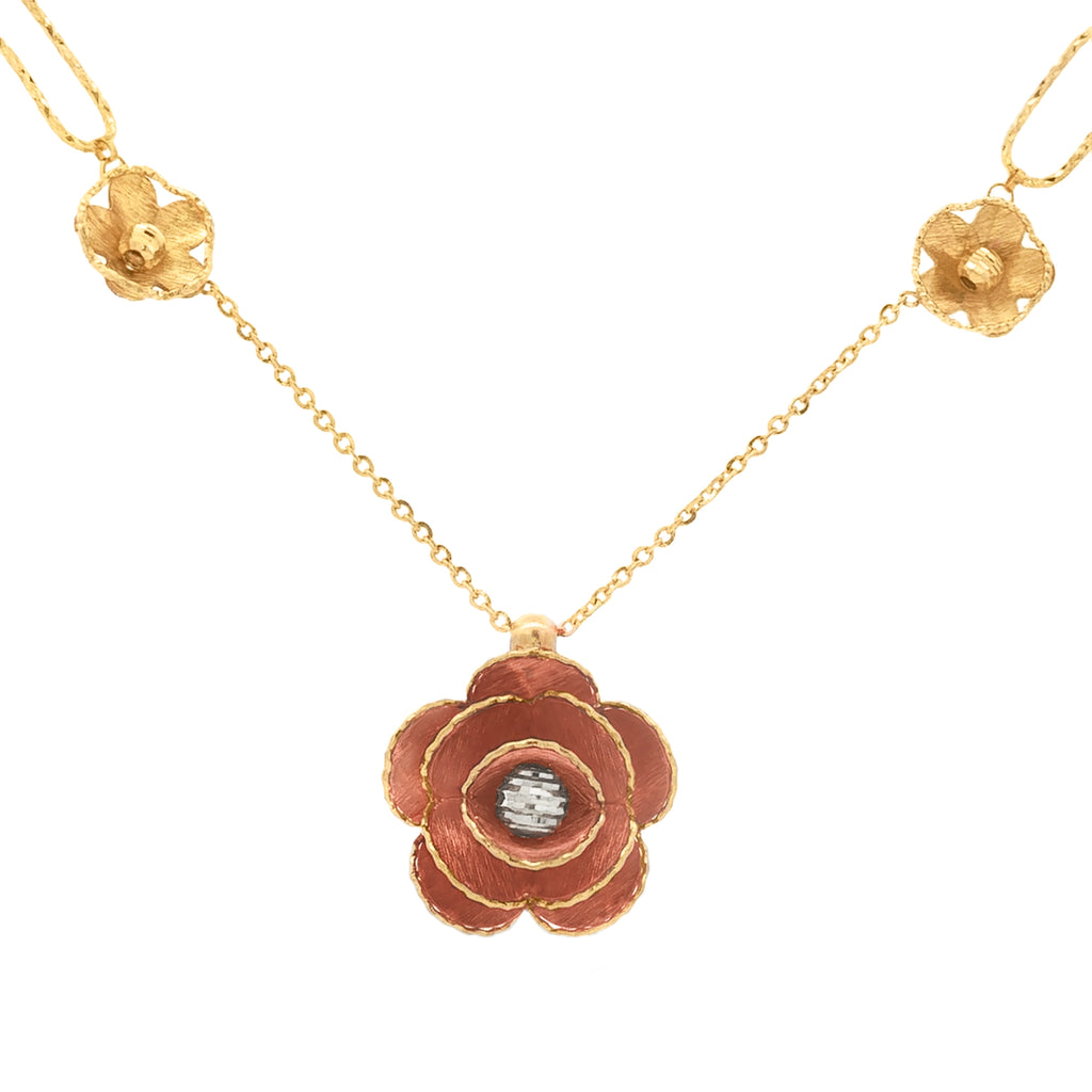 GARGANTILLA FLORAL 40 CM