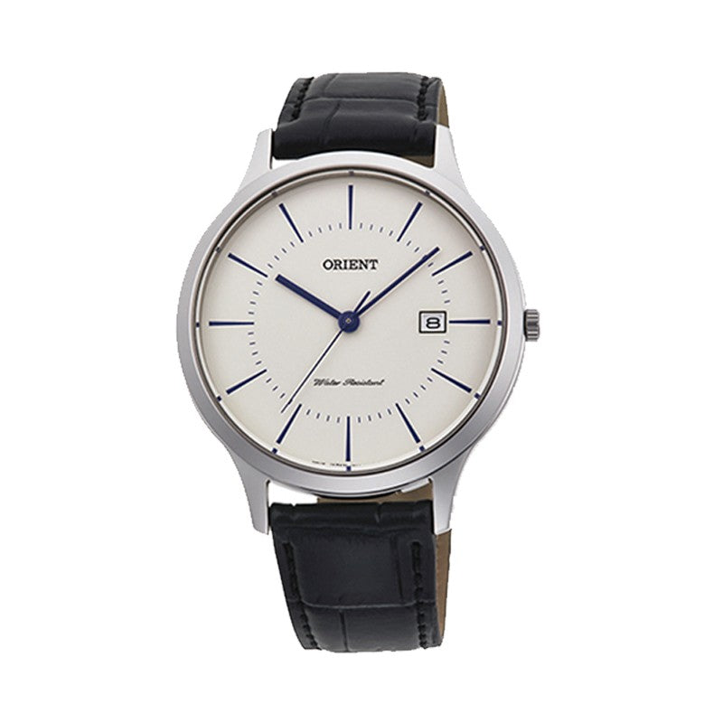 Orient Reloj contemporáneo de cuarzo correa de cuero  390 mm (RFQD0006S)
