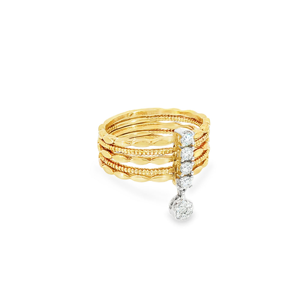 ANILLO SEMANARIO CON DIAMANTES