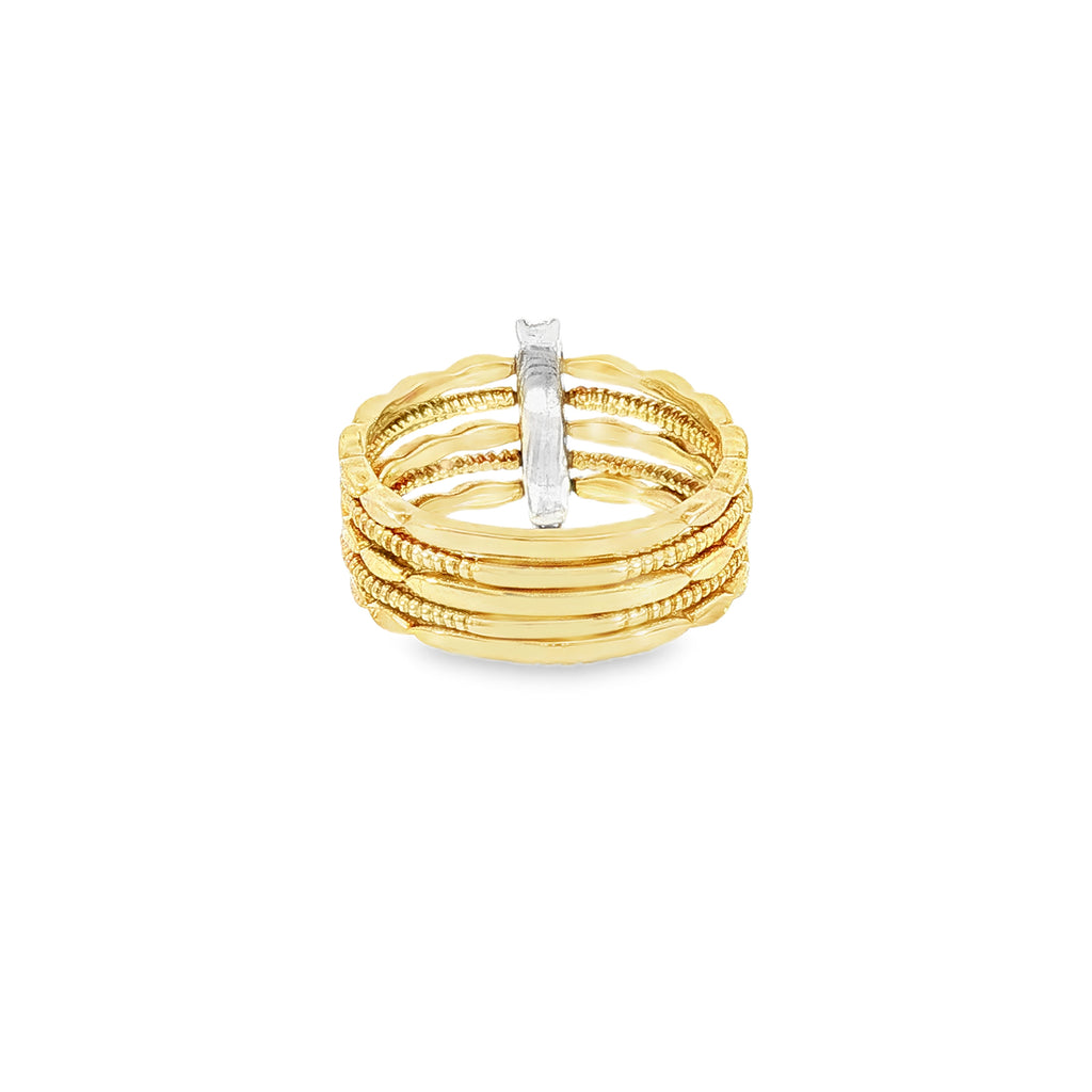 ANILLO SEMANARIO CON DIAMANTES