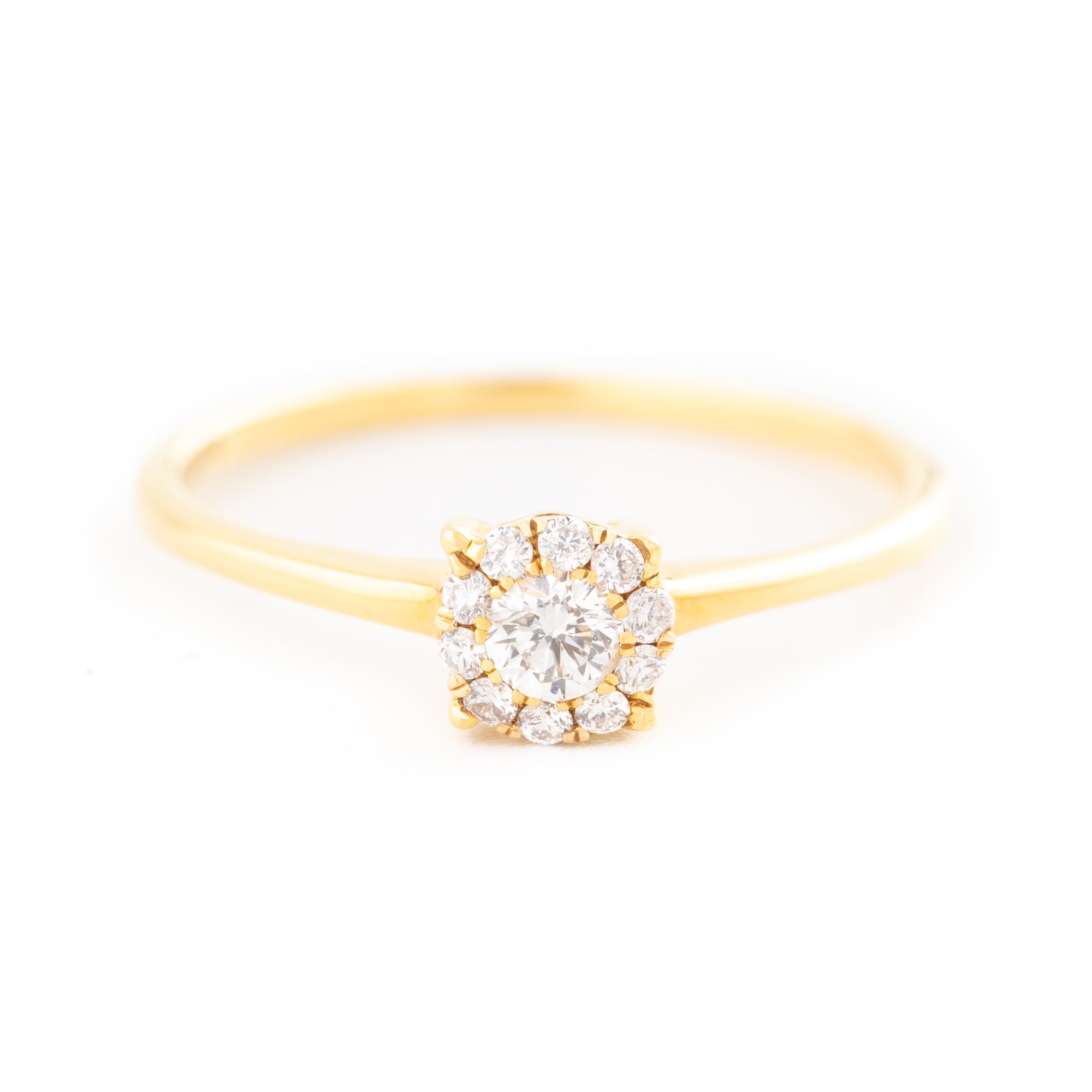 ANILLO FLOR CON DIAMANTES