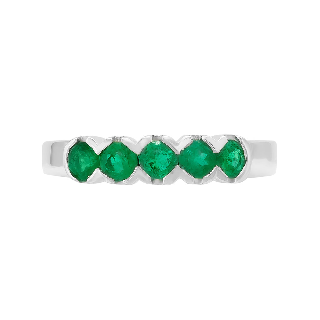 ANILLO CON ESMERALDAS