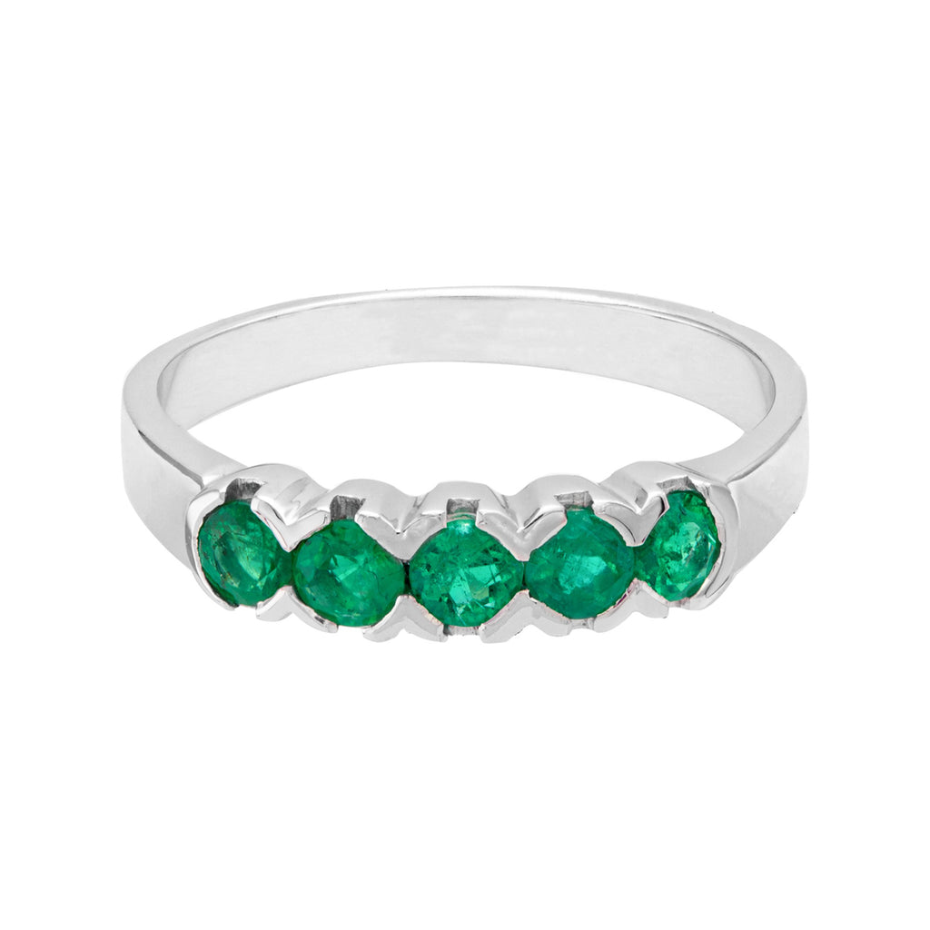 ANILLO CON ESMERALDAS
