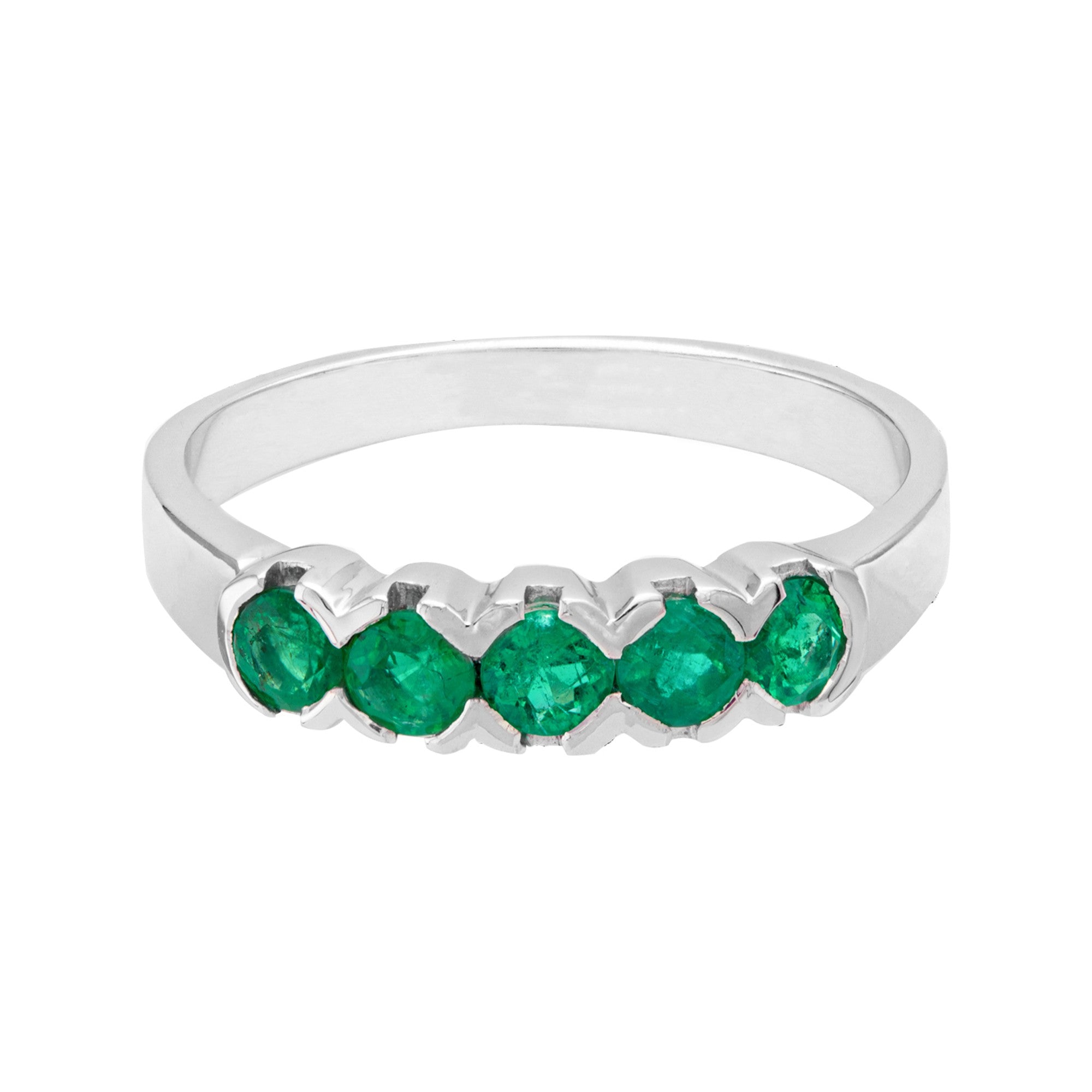 ANILLO CON ESMERALDAS
