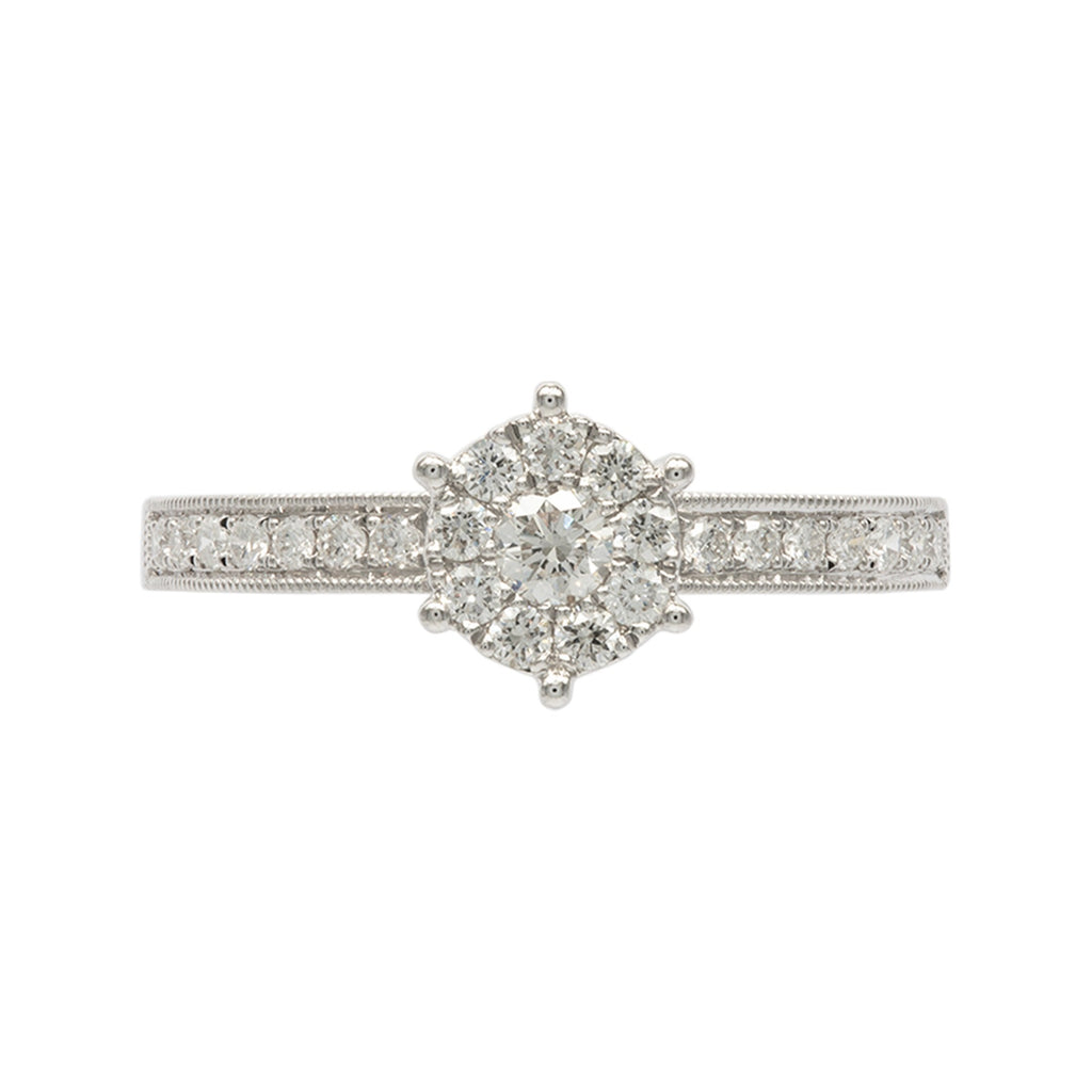 ANILLO DE COMPROMISO CON DIAMANTES
