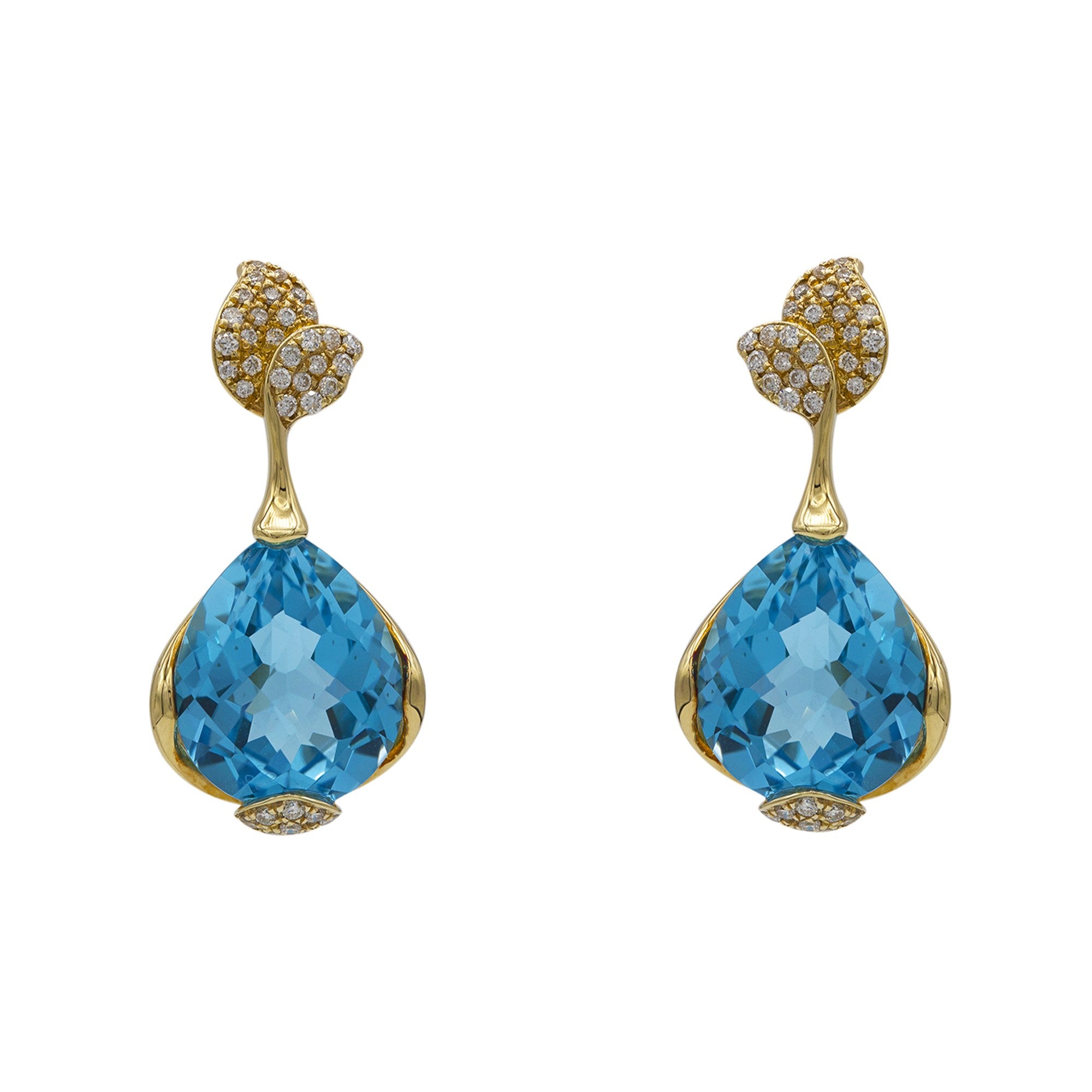 ARETES LARGOS TOPACIO