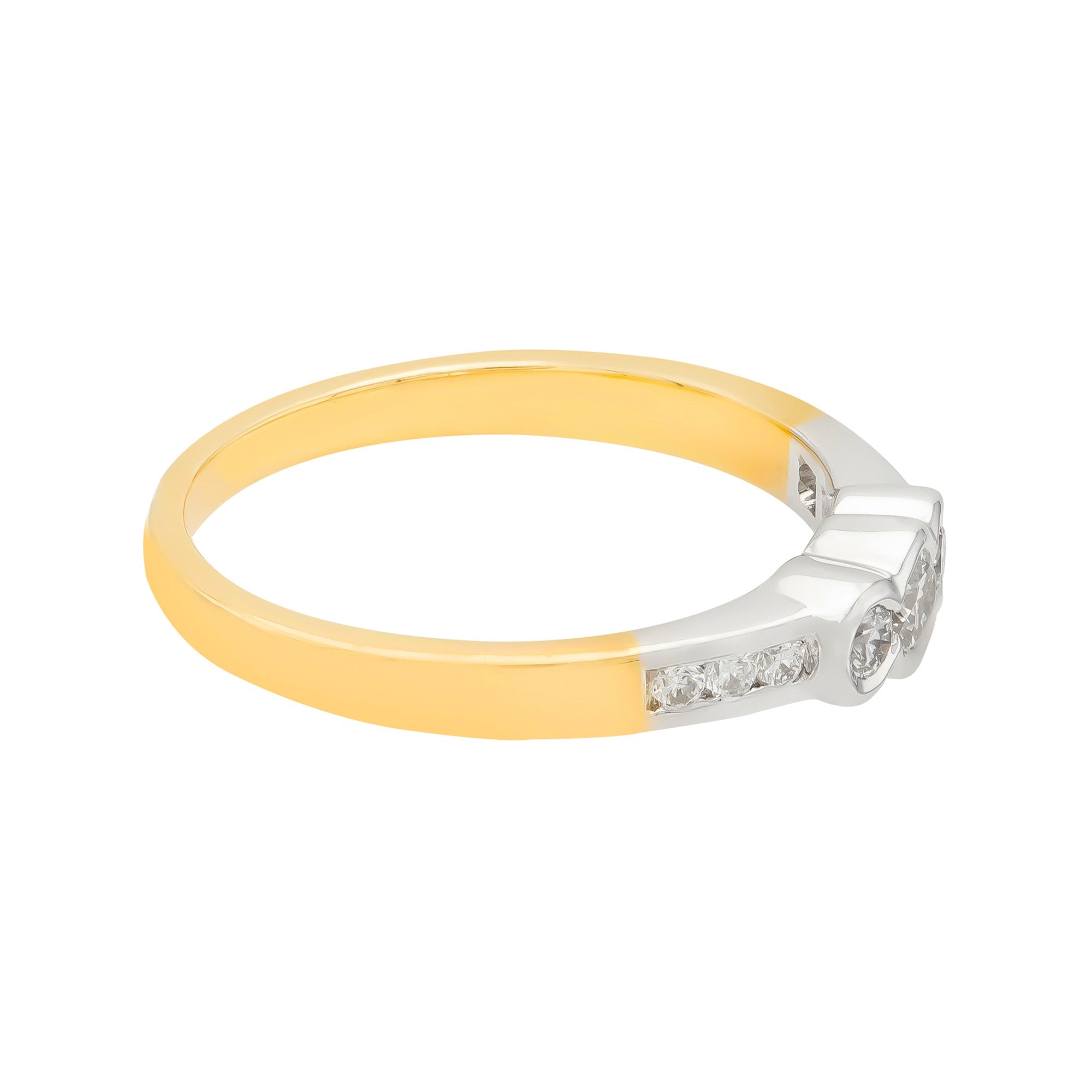 ANILLO TRIOLOGY CON DIAMANTES
