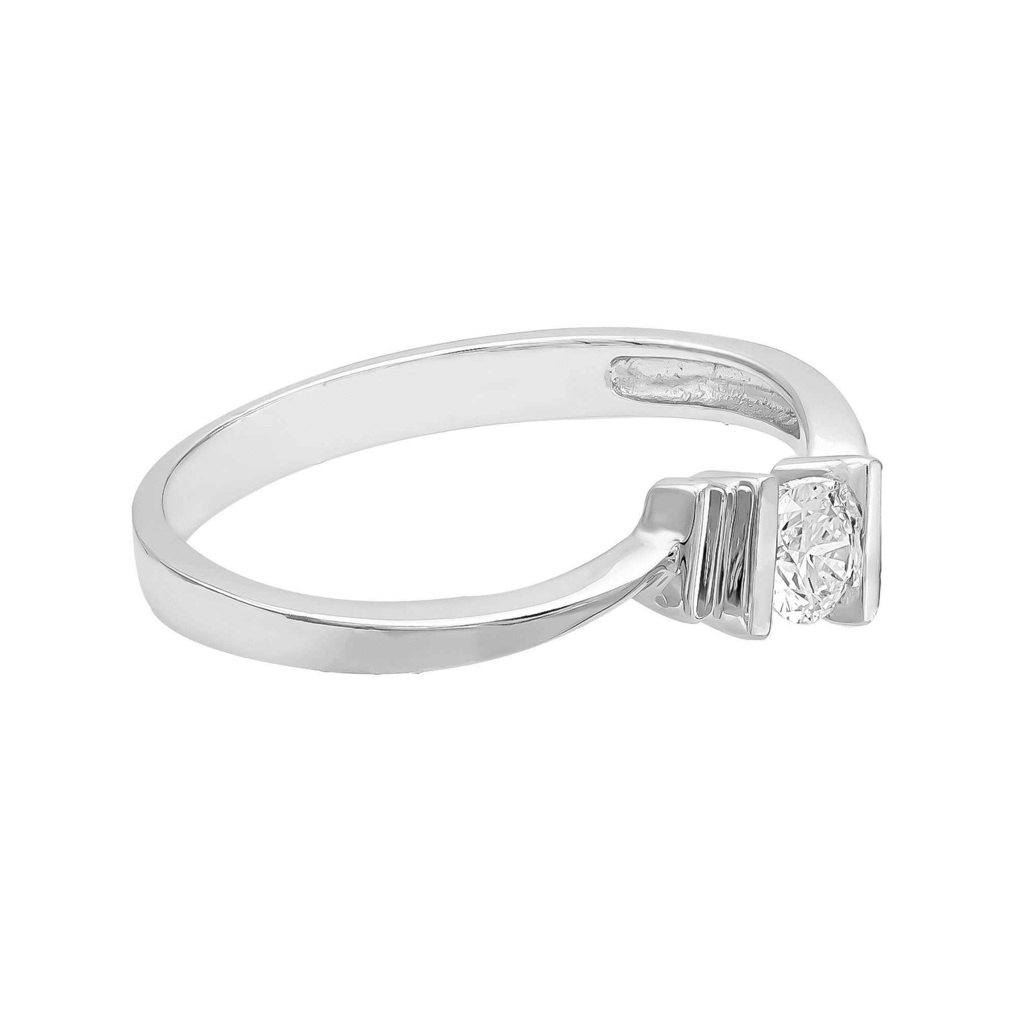 ANILLO DE COMPROMISO EN TENSIÓN CON DIAMANTE