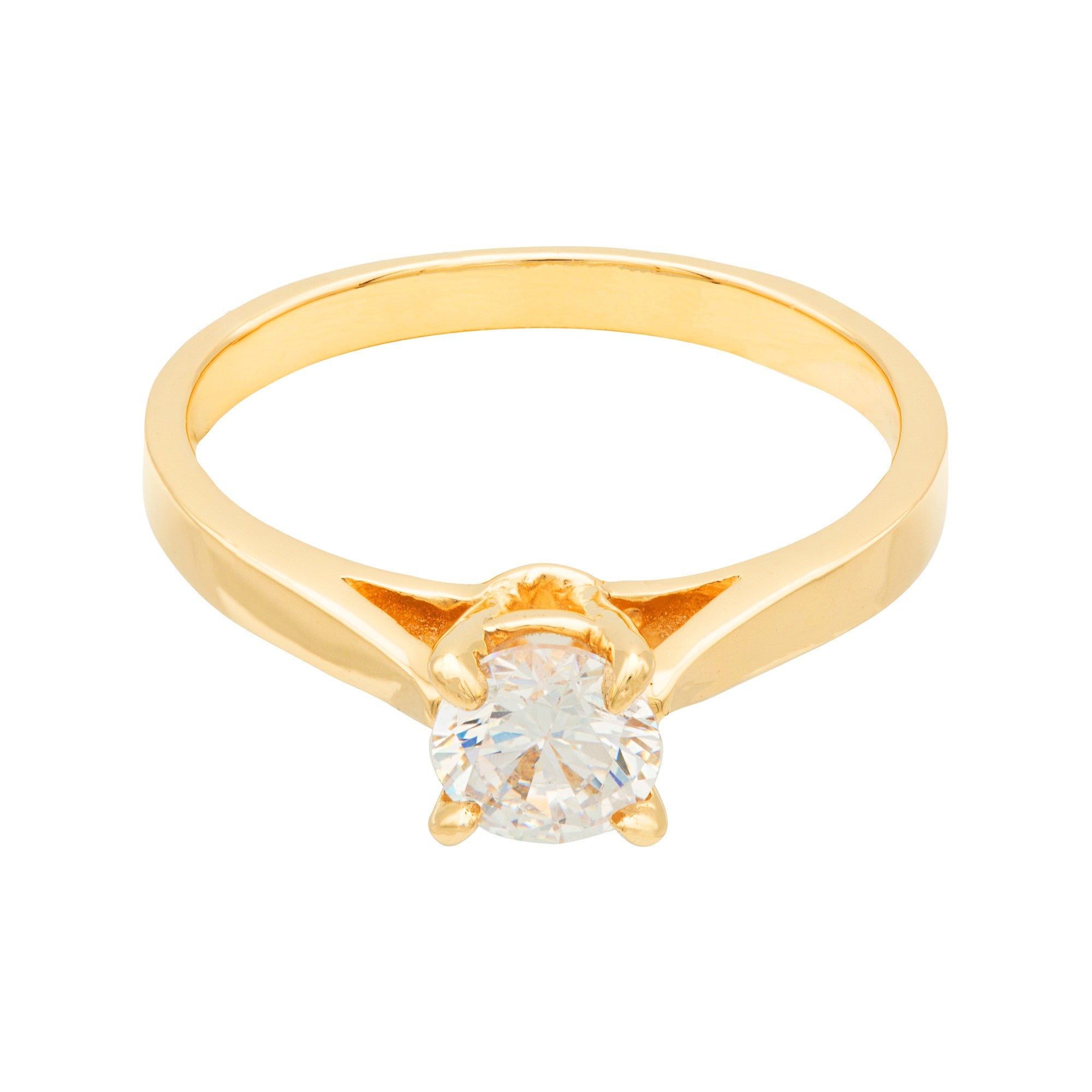 ANILLO DE COMPROMISO CON ZIRCÓN
