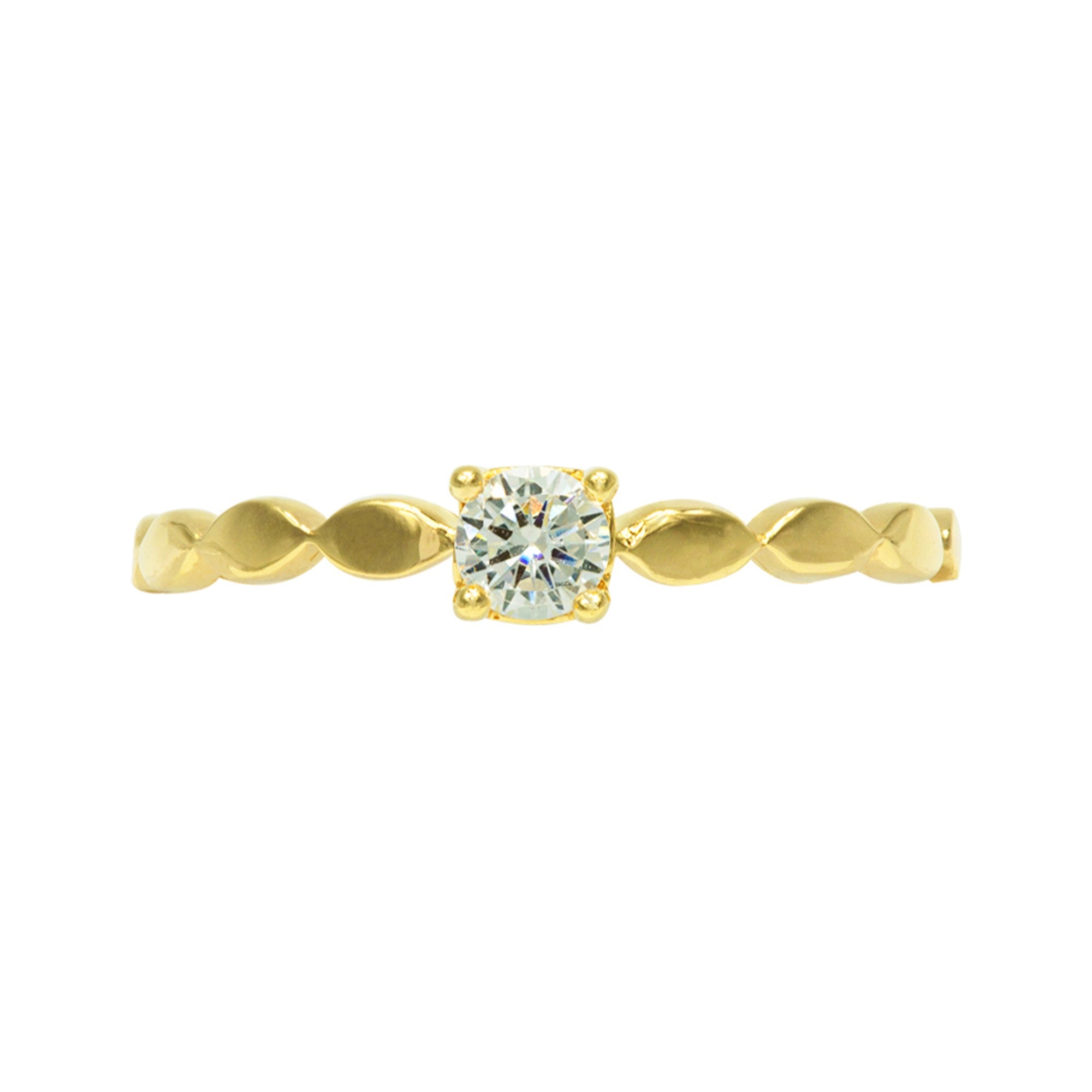 ANILLO DE COMPROMISO CON ZIRCÓN