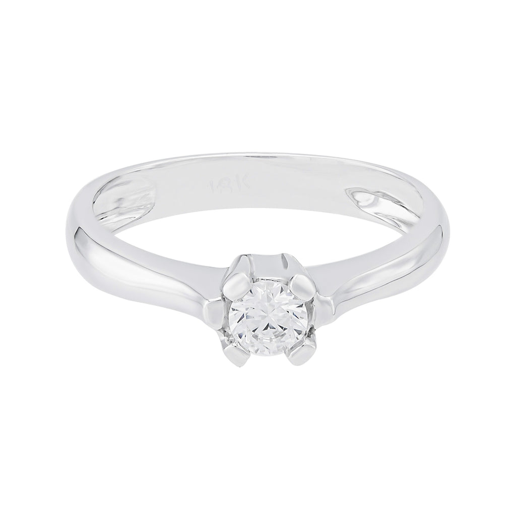 ANILLO DE COMPROMISO CON ZIRCÓN
