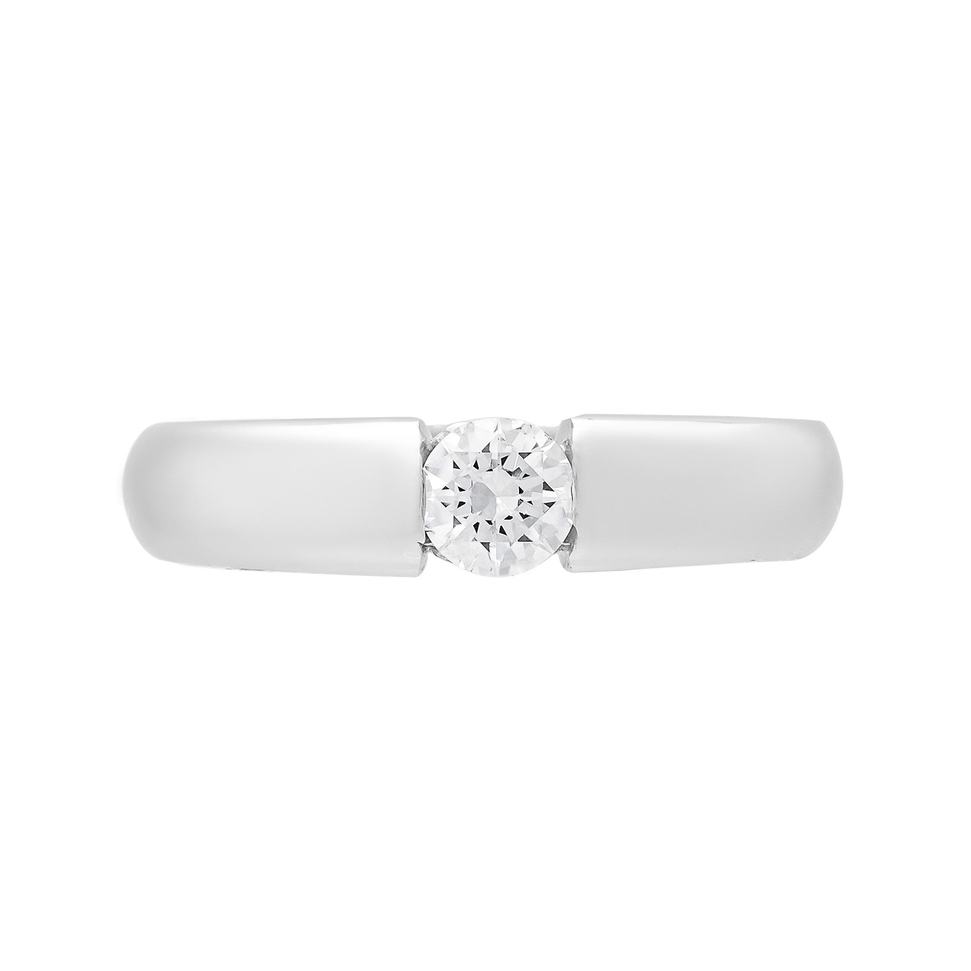 ANILLO DE COMPROMISO CON ZIRCÓN TENSIONADO