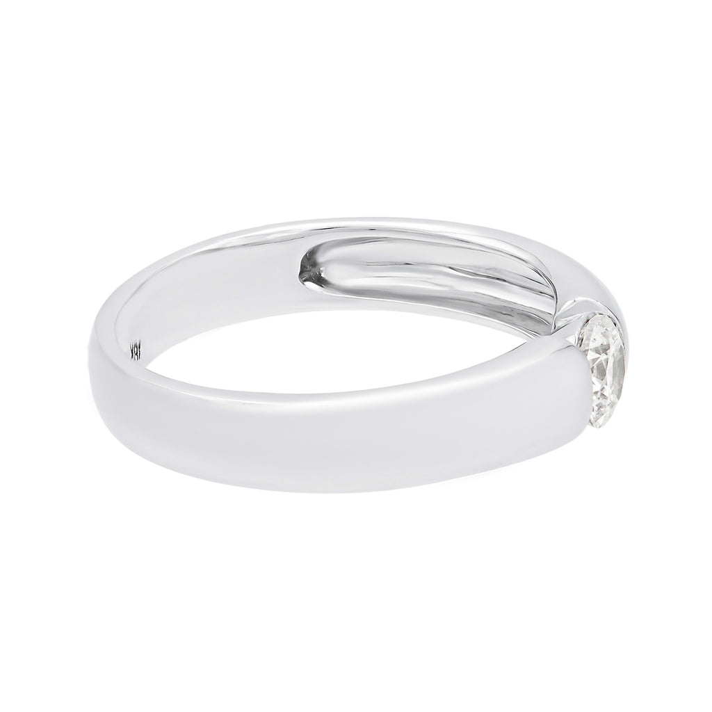 ANILLO DE COMPROMISO CON ZIRCÓN TENSIONADO
