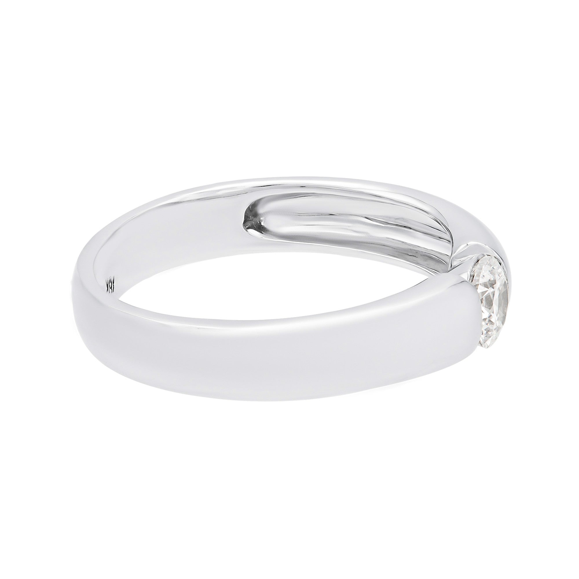 ANILLO DE COMPROMISO CON ZIRCÓN TENSIONADO