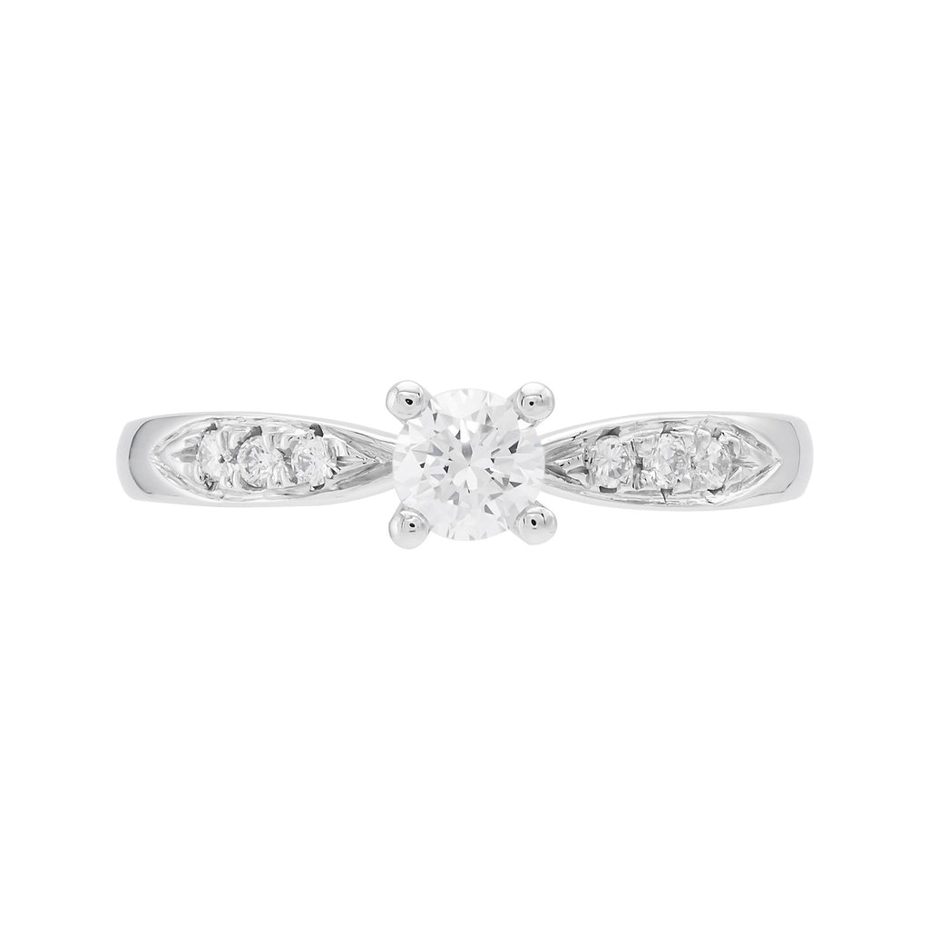 ANILLO DE COMPROMISO CON DIAMANTES