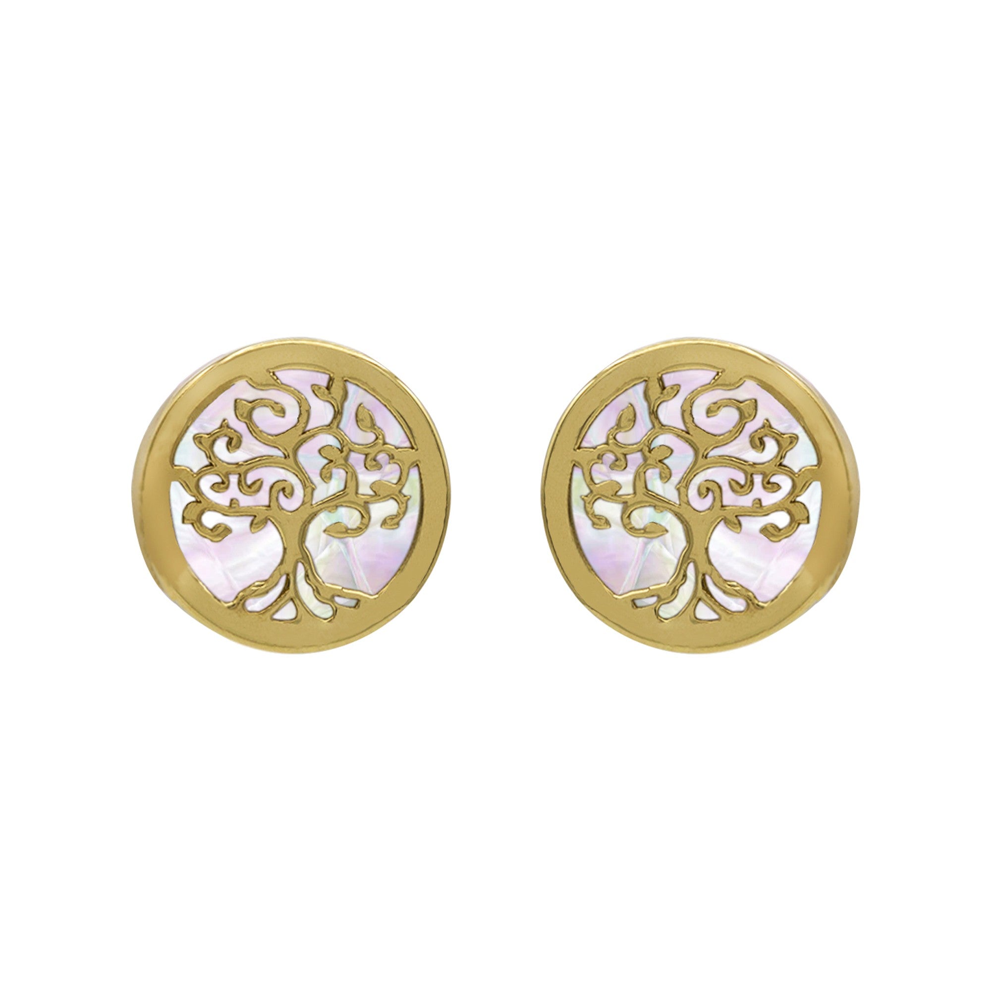 ARETES ÁRBOL NÁCAR