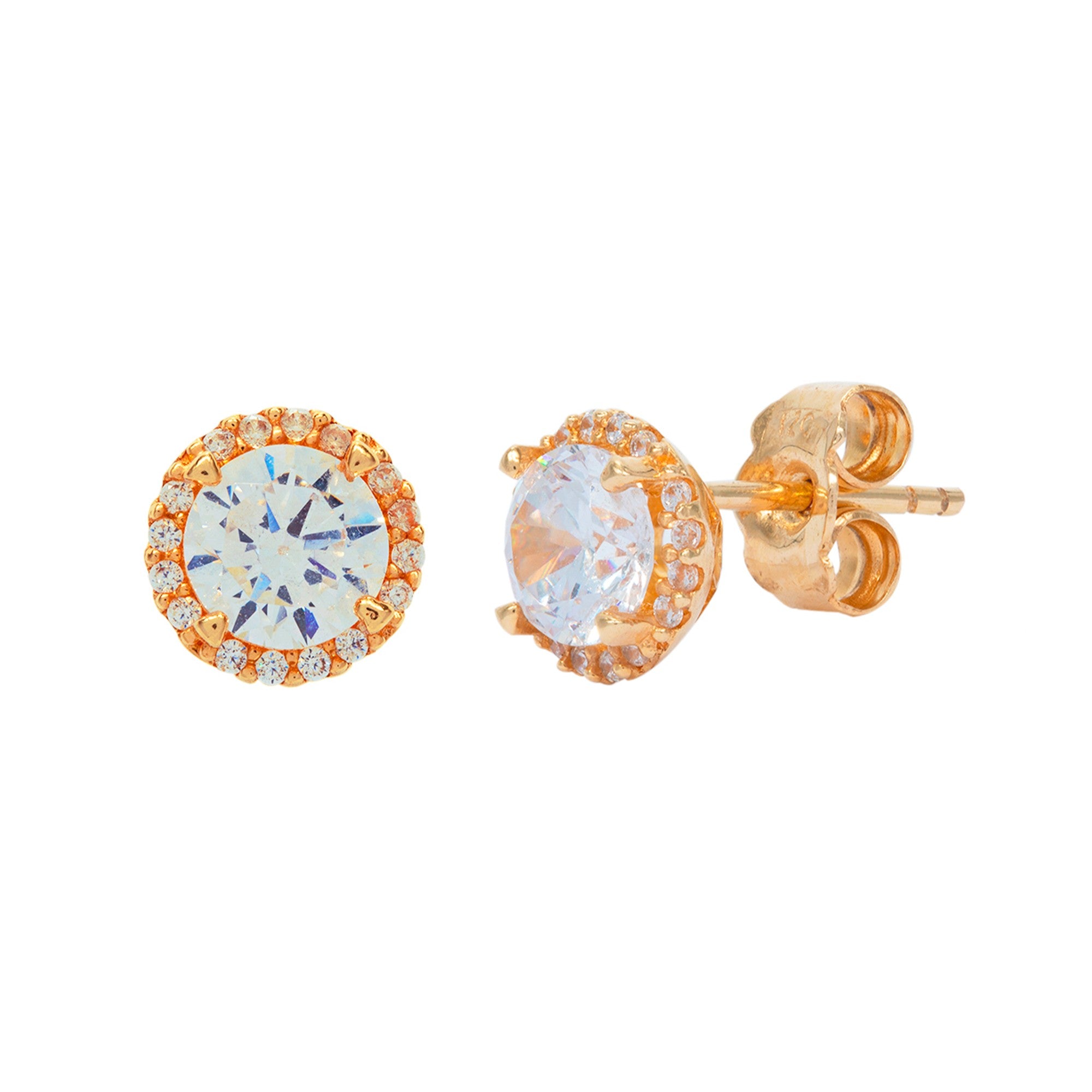 ARETES CON ORLA DE ZIRCONES