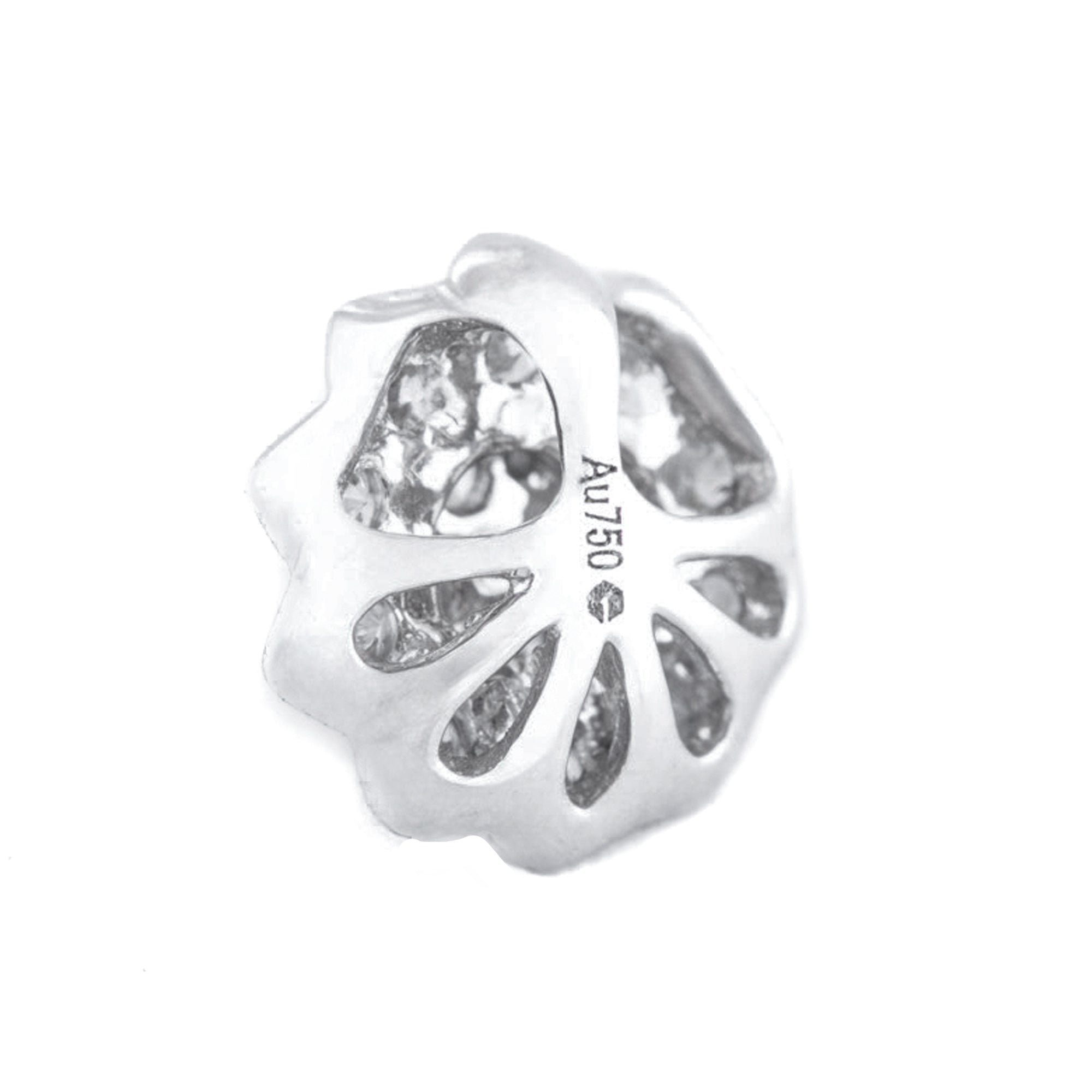 DIJE FLOR CON DIAMANTES