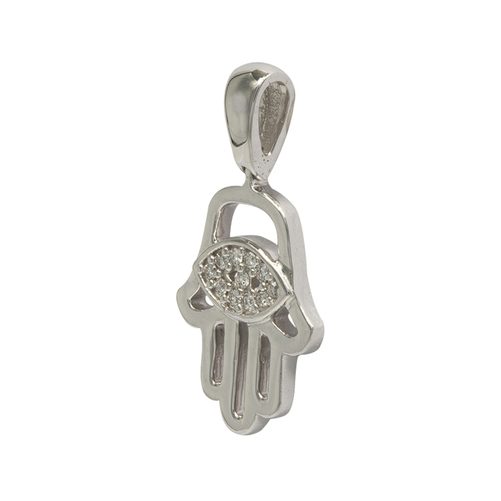 MANO DE HAMSA CON DIAMANTES