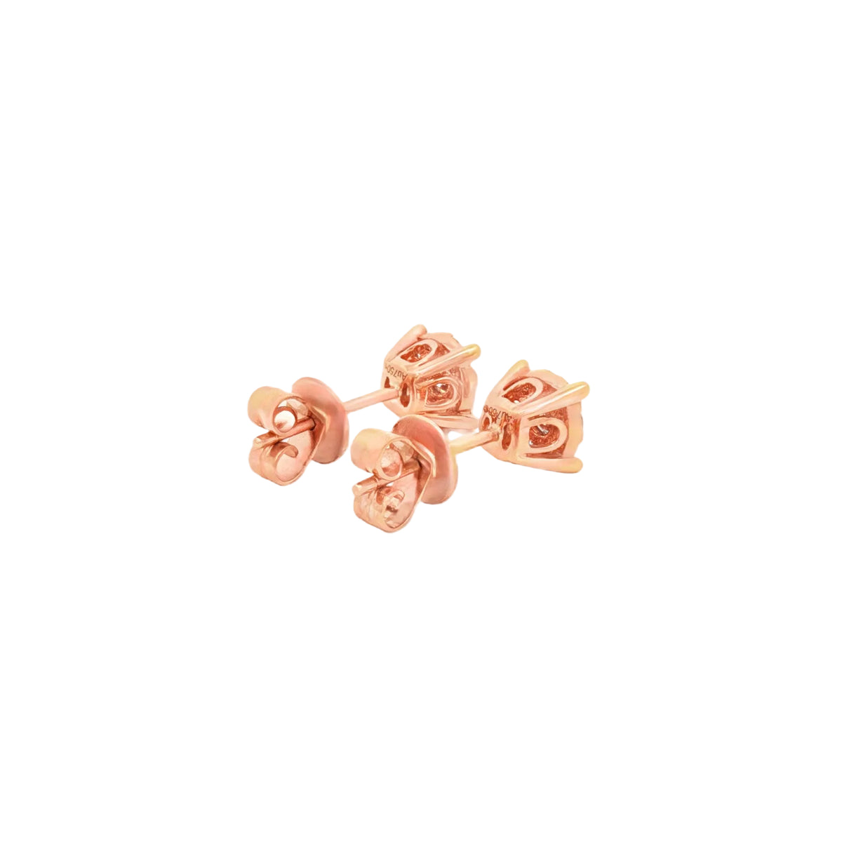 ARETES FLOR CON DIAMANTES
