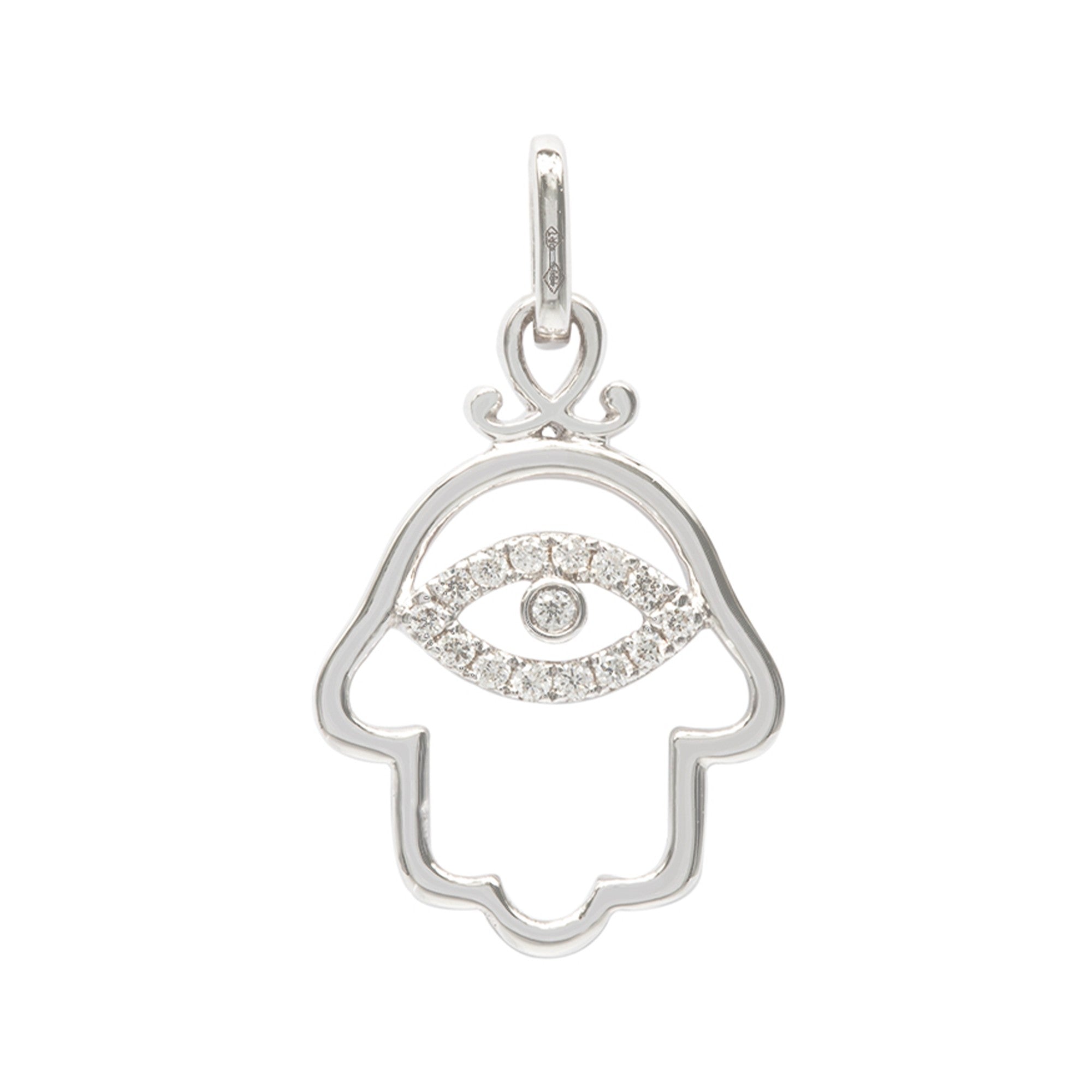 MANO DE HAMSA CON DIAMANTES