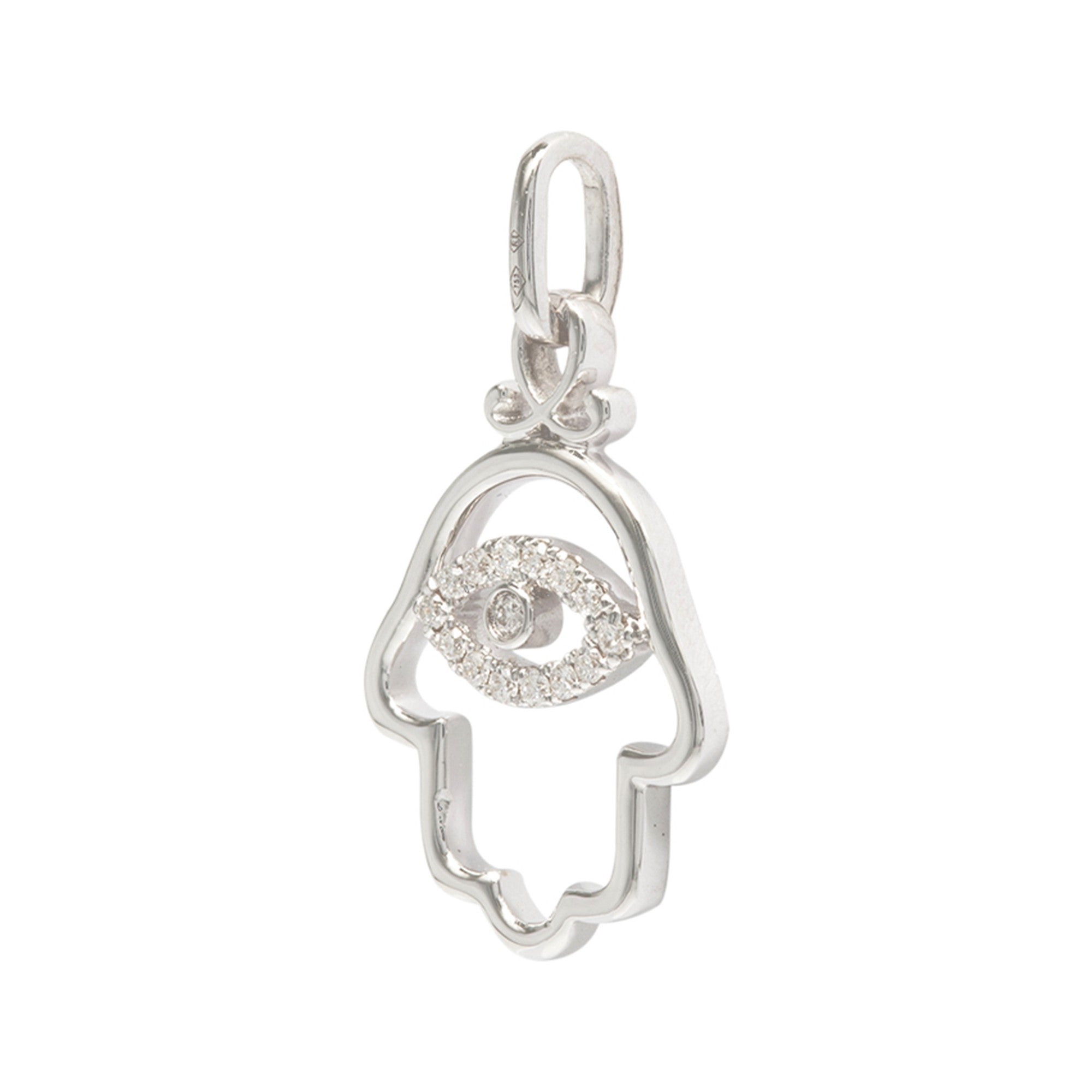 MANO DE HAMSA CON DIAMANTES